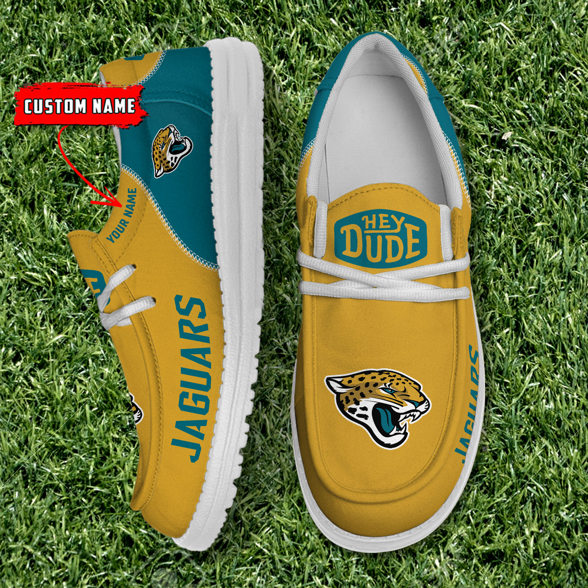 footwearelite jacksonville jaguars custom name hey dude shoes zjgb4