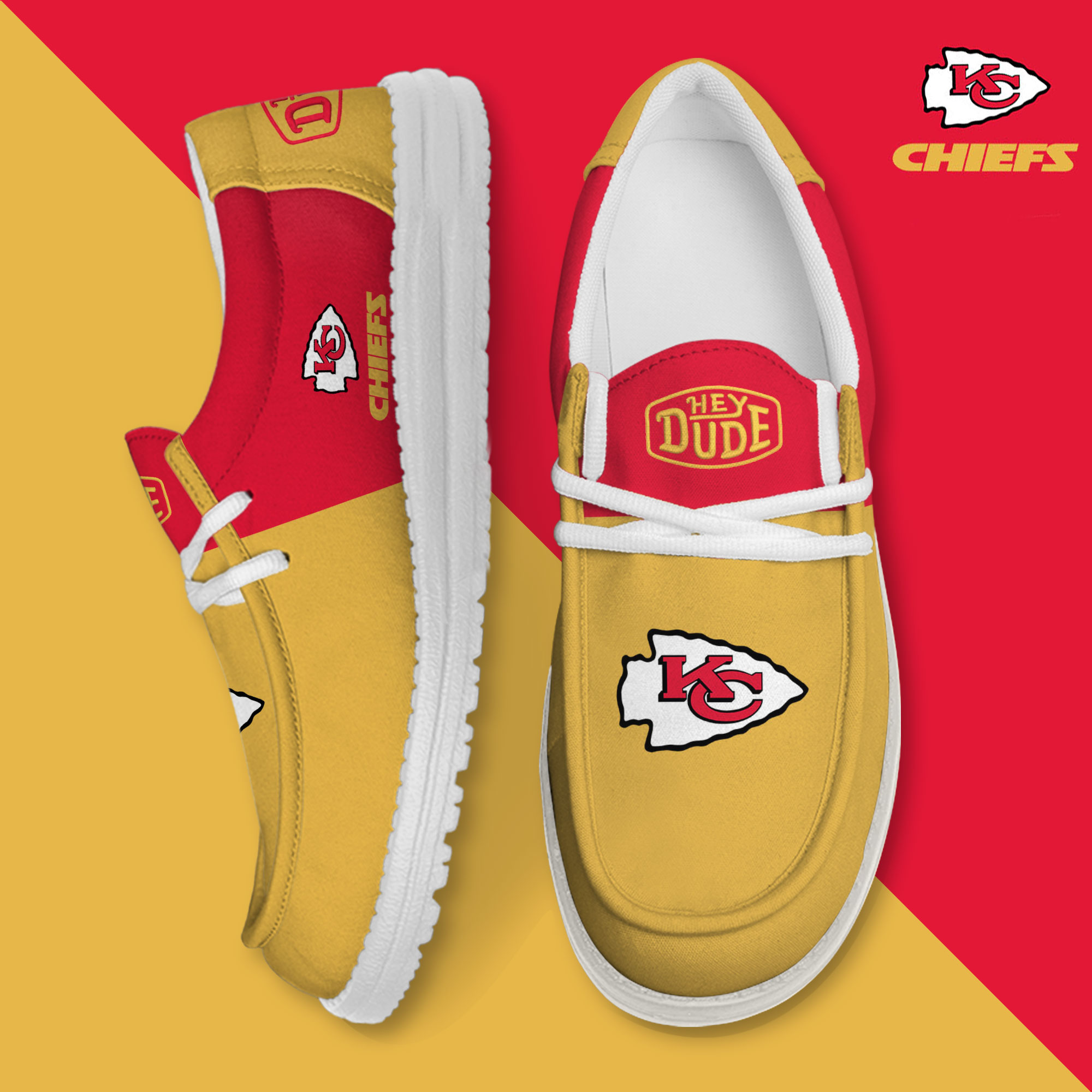 footwearelite kansas city chiefs custom name hey dude shoes aiipo