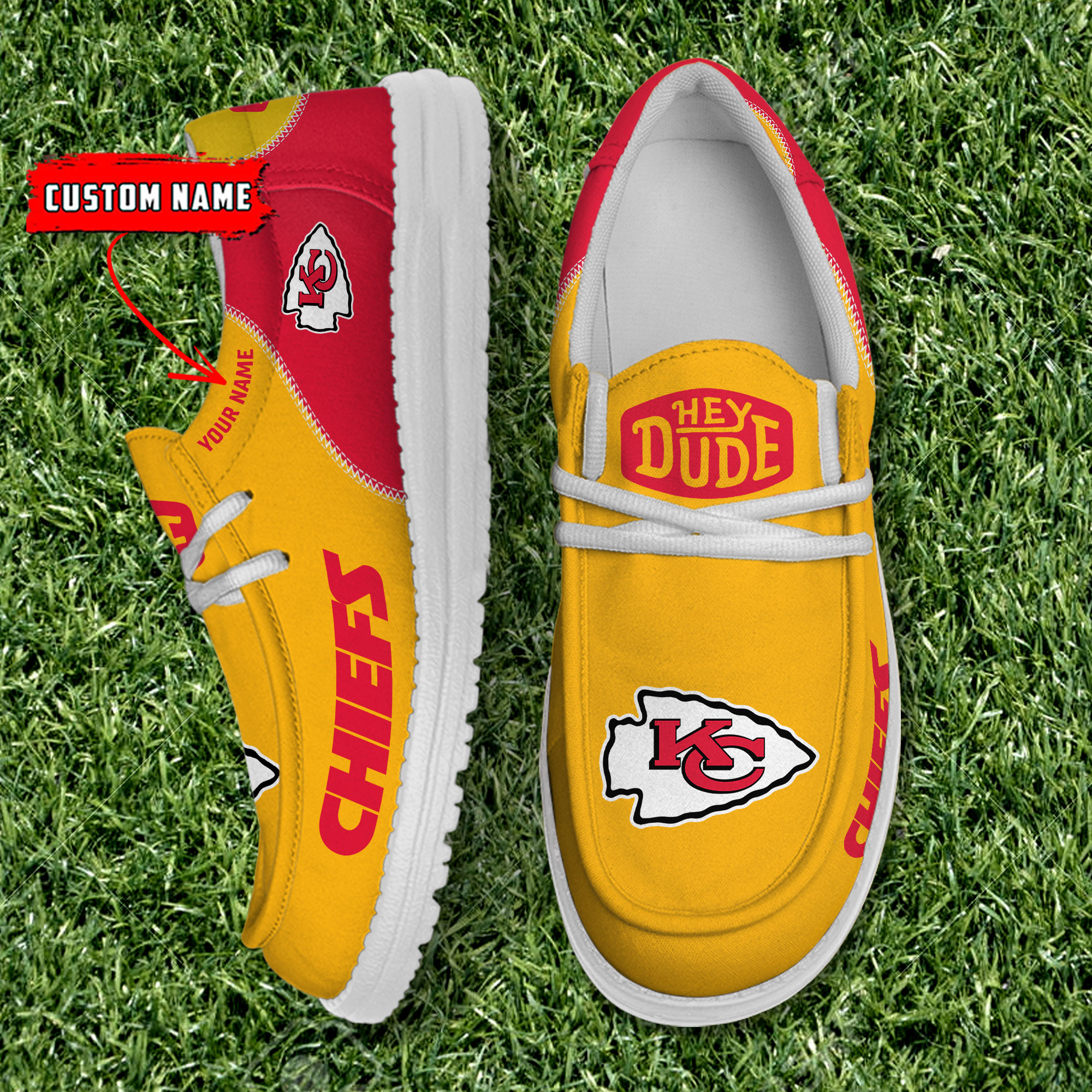 footwearelite kansas city chiefs custom name hey dude shoes fmzhp