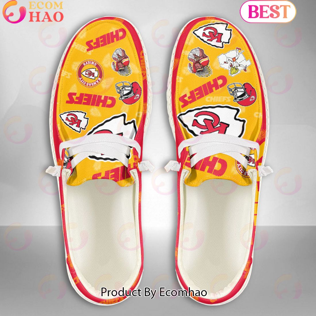 footwearelite kansas city chiefs custom name hey dude shoes on0qg