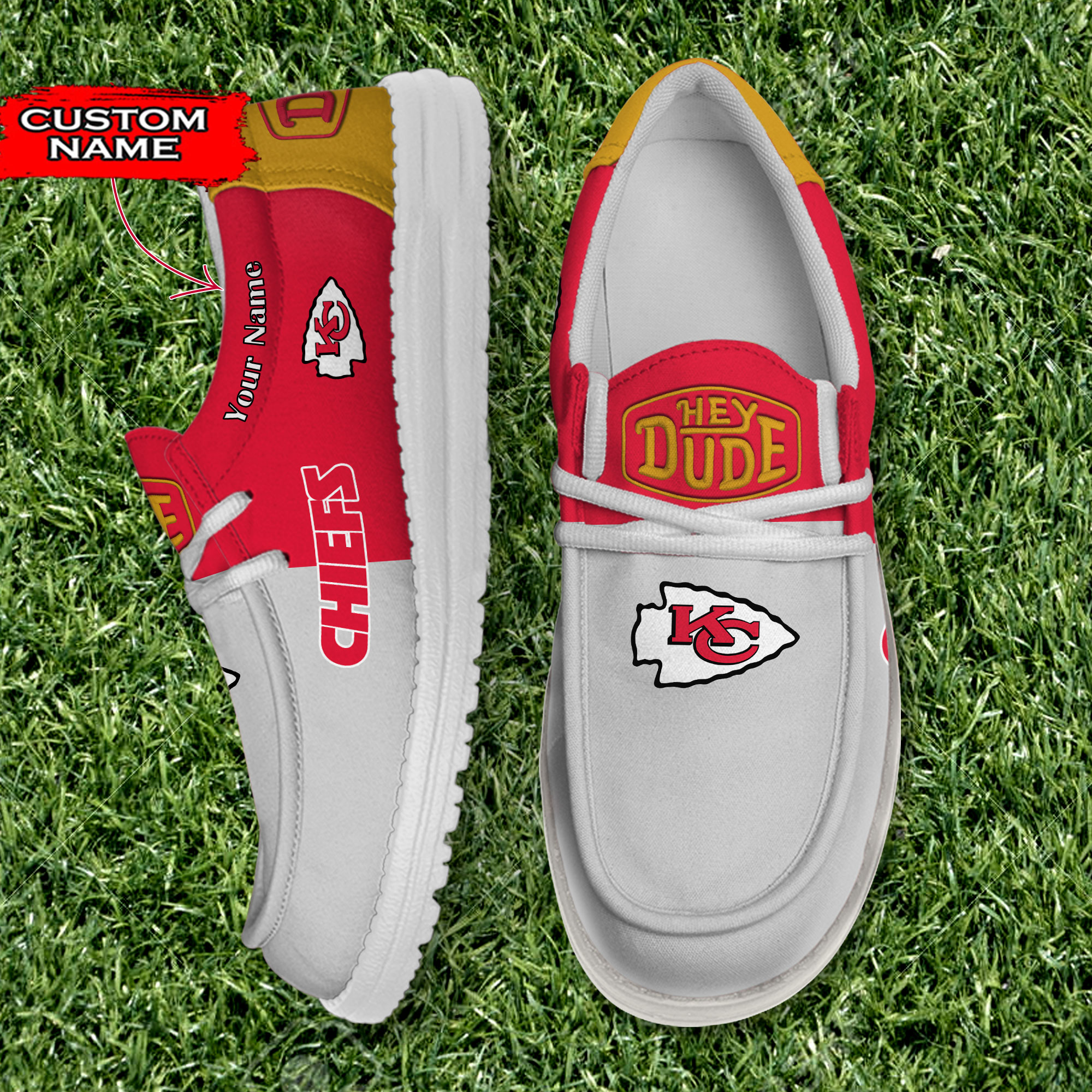 footwearelite kansas city chiefs custom name hey dude shoes rw5sz