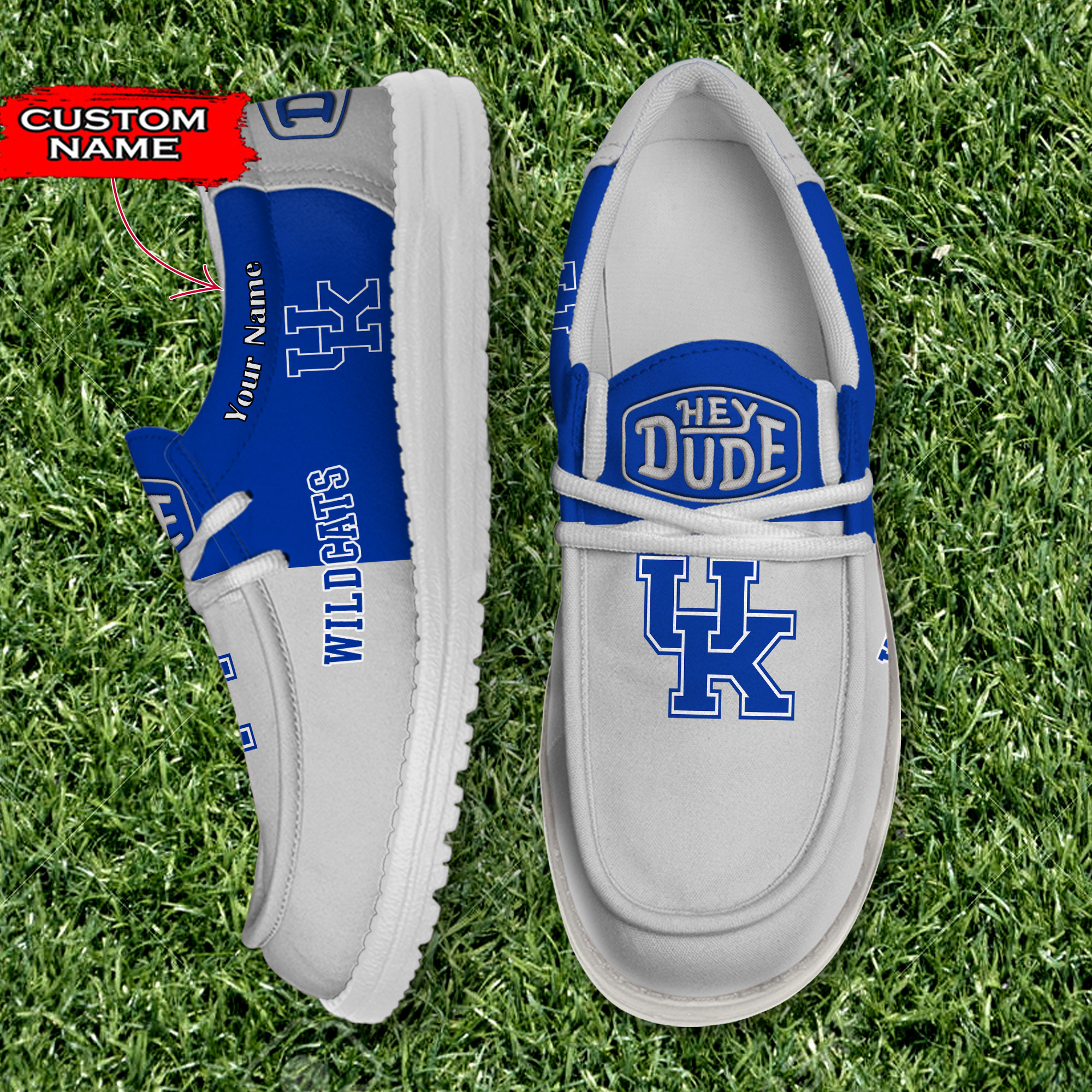 footwearelite kentucky wildcats custom name hey dude shoes frrgu