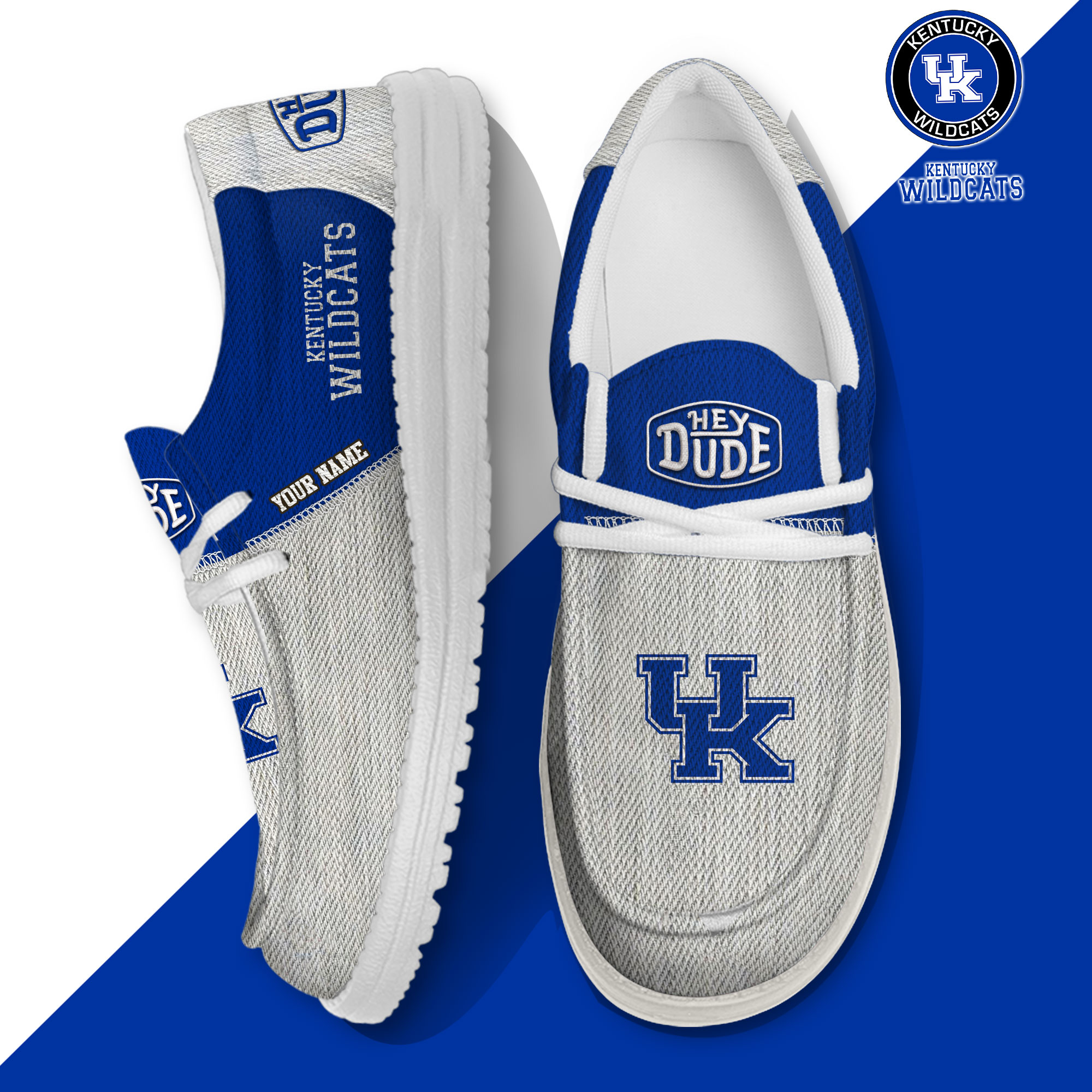 footwearelite kentucky wildcats custom name hey dude shoes g1jsc