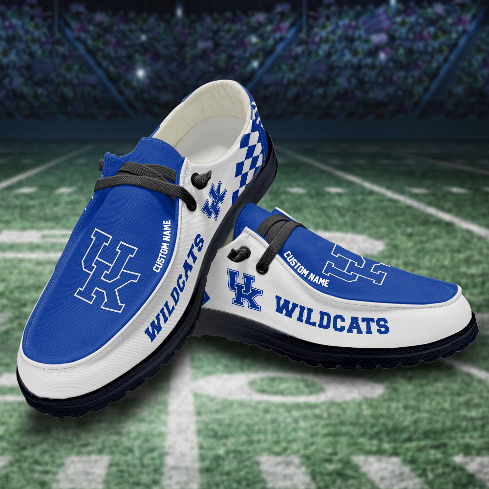 footwearelite kentucky wildcats custom name hey dude shoes htuy5