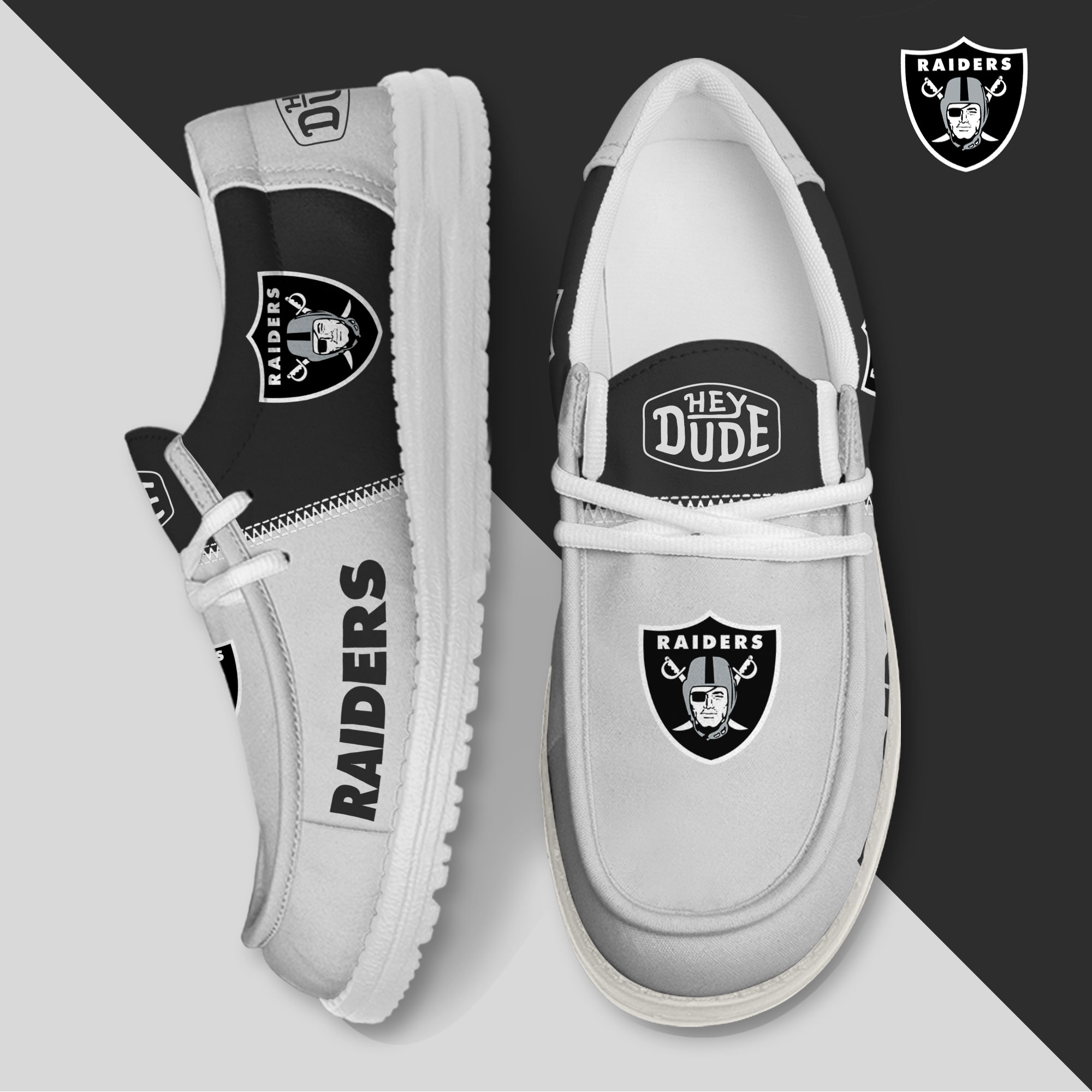 footwearelite las vegas raiders custom name hey dude shoes 1u0xk