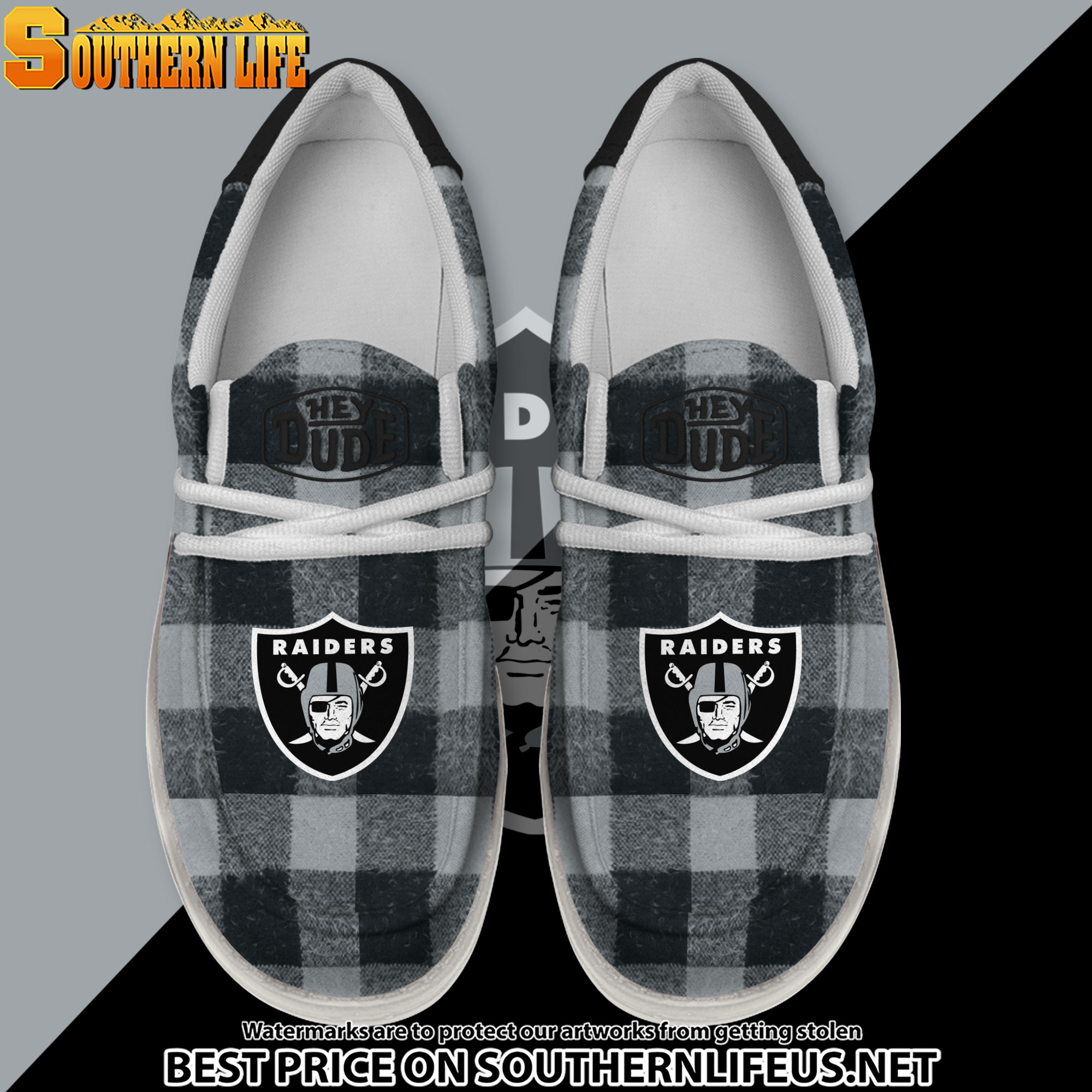 footwearelite las vegas raiders custom name hey dude shoes 56rie