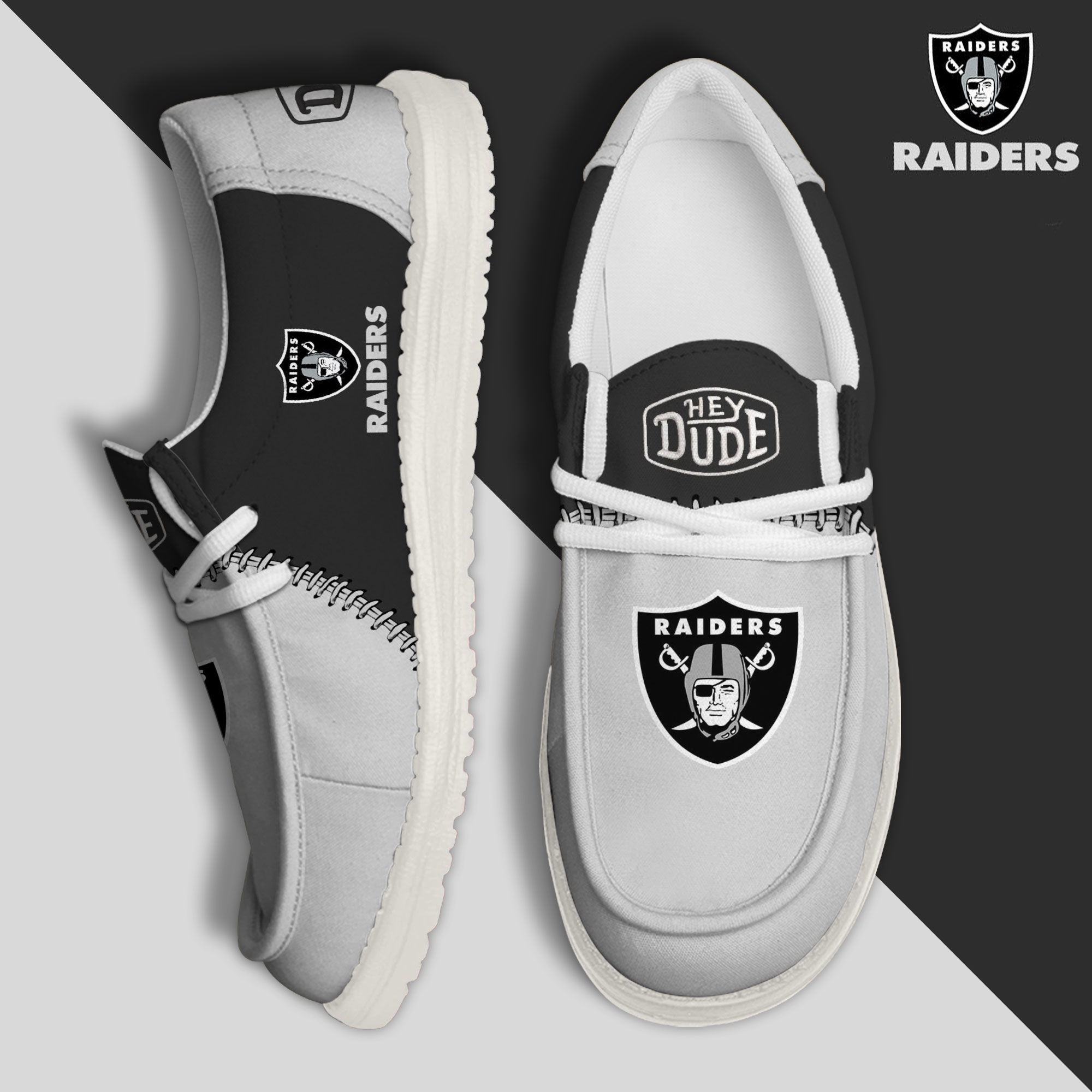 footwearelite las vegas raiders custom name hey dude shoes 75rya