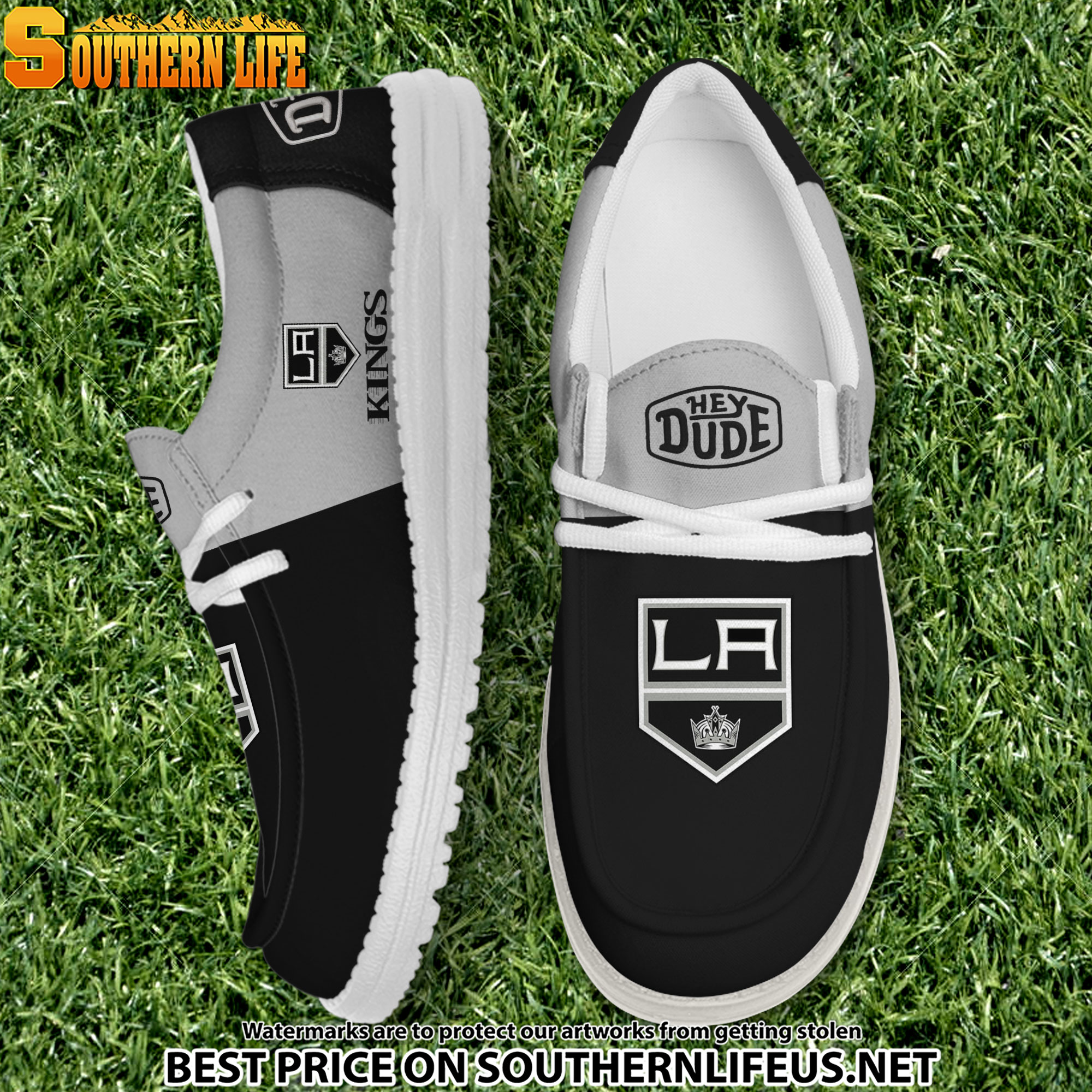 footwearelite los angeles kings custom name hey dude shoes 1lzzg