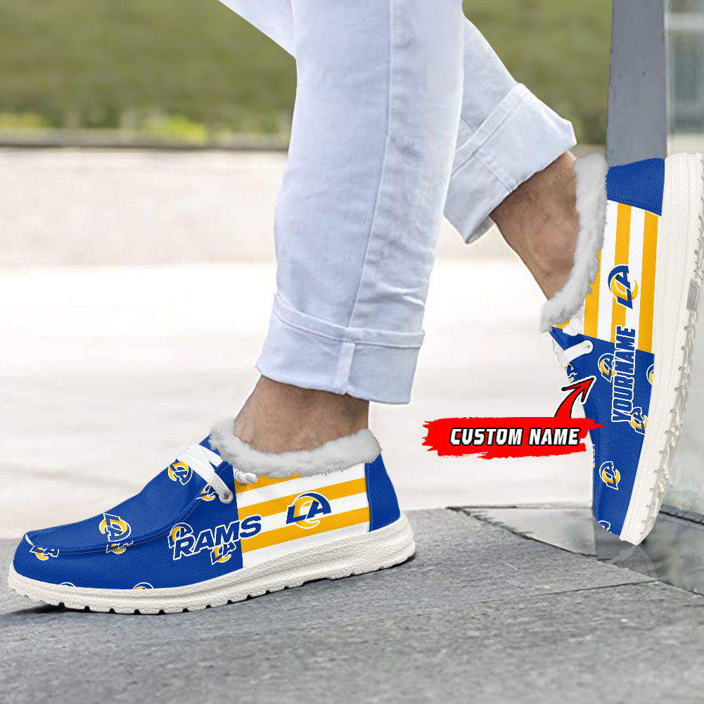 footwearelite los angeles rams custom name hey dude shoes 4upqz