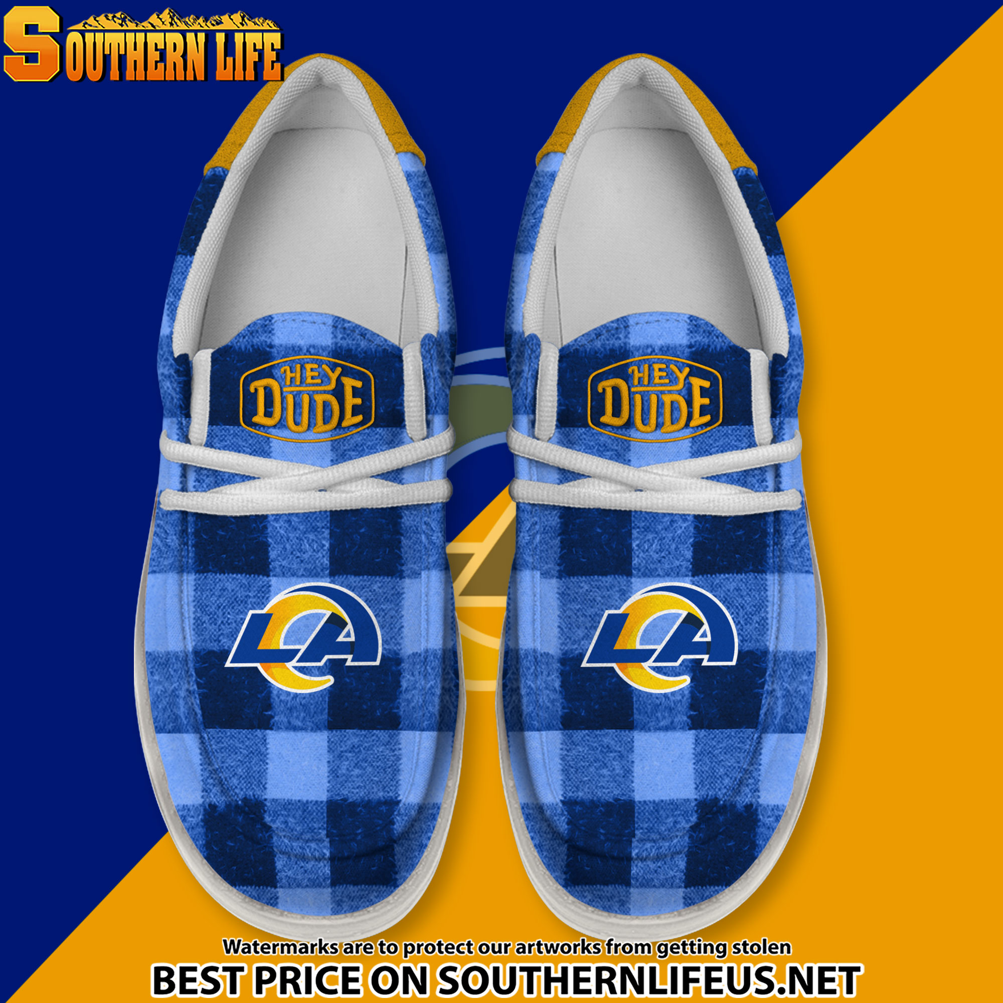 footwearelite los angeles rams custom name hey dude shoes czfyl