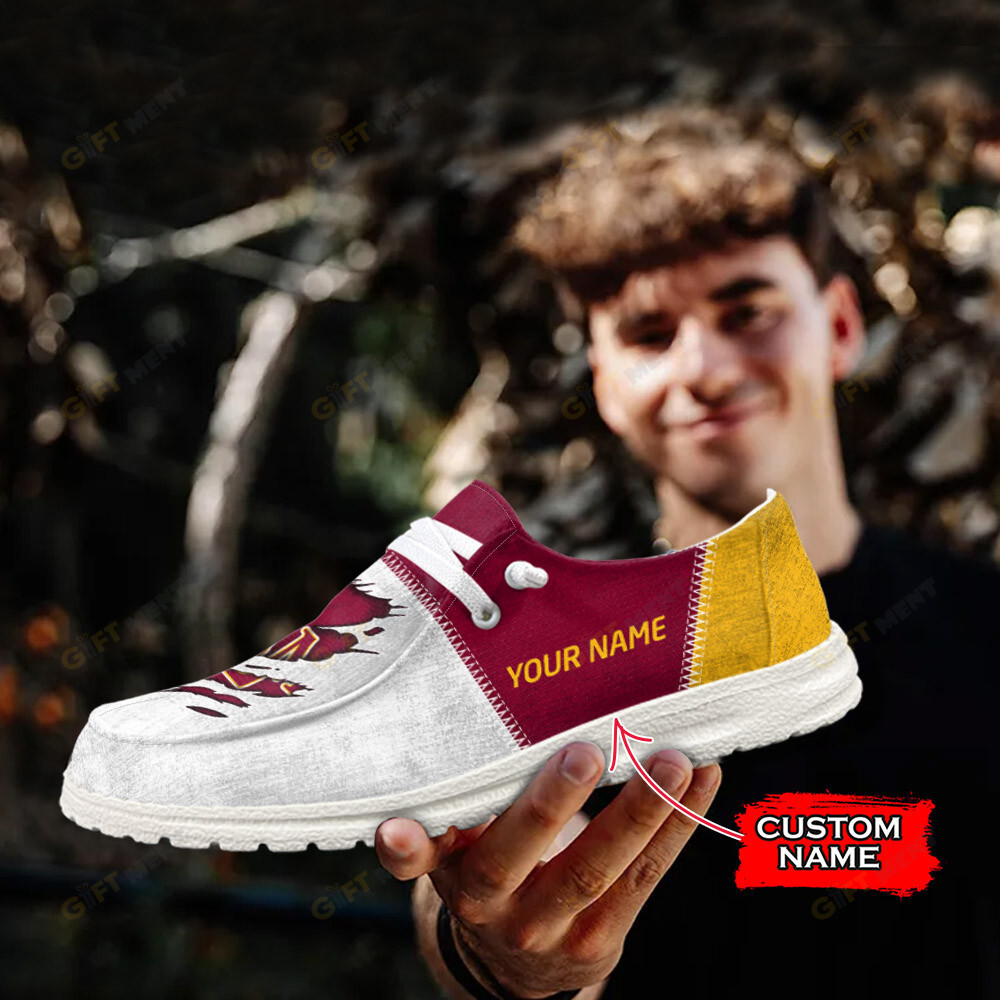 footwearelite louisiana monroe warhawks custom name hey dude shoes wejhv