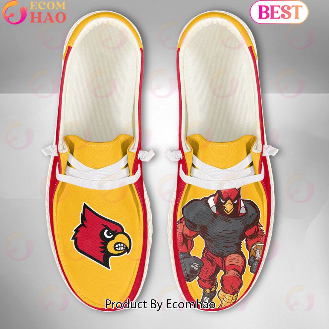 footwearelite louisville cardinals custom name hey dude shoes k9mlf