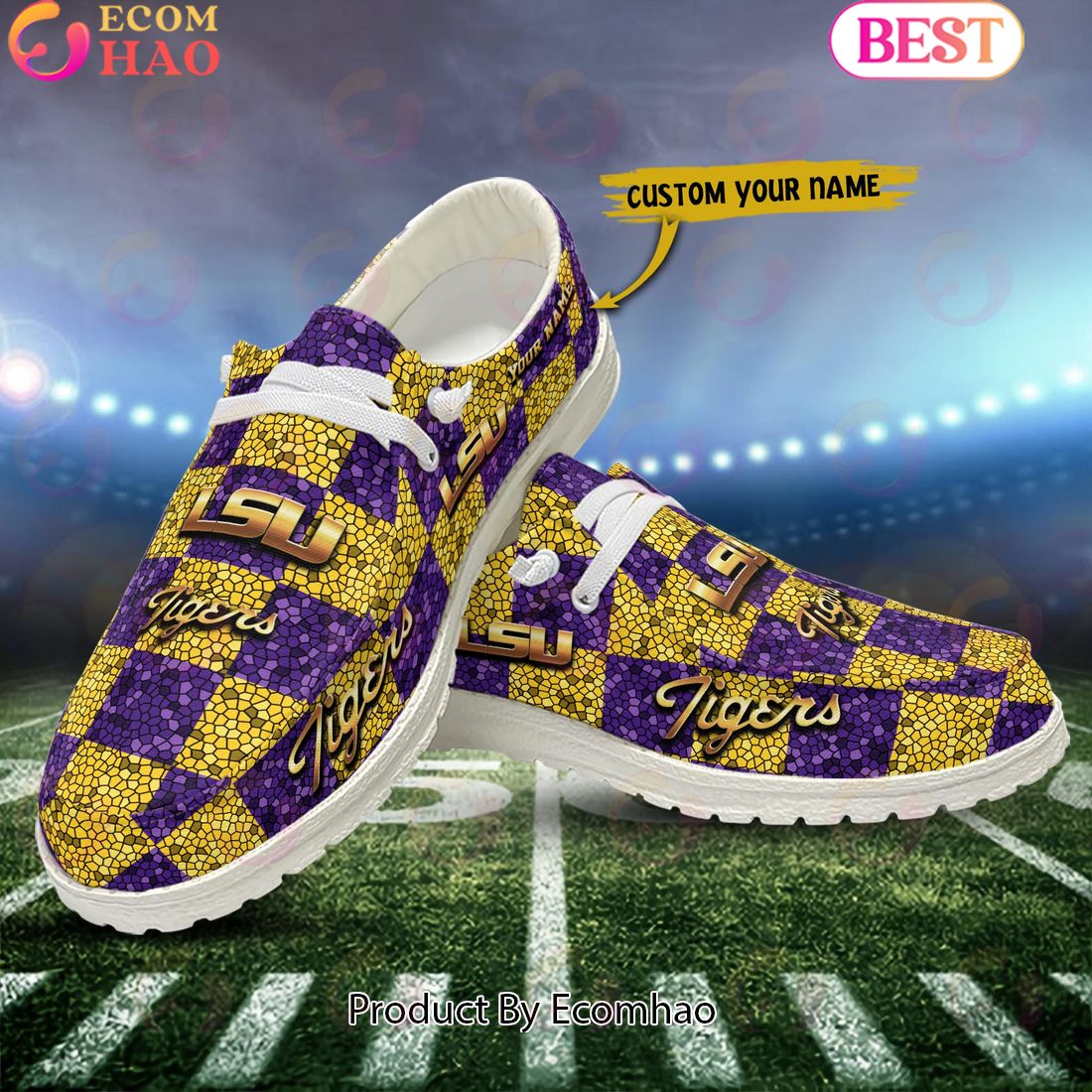 footwearelite lsu tigers custom name hey dude shoes 4bjmo