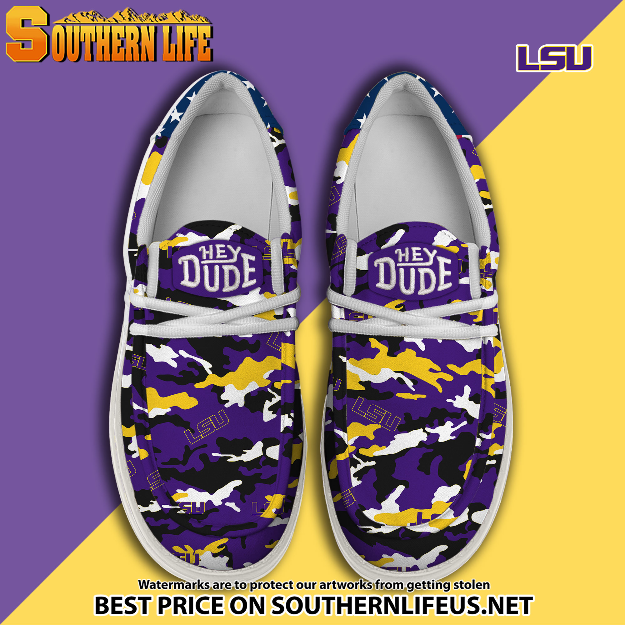 footwearelite lsu tigers custom name hey dude shoes qdjpn