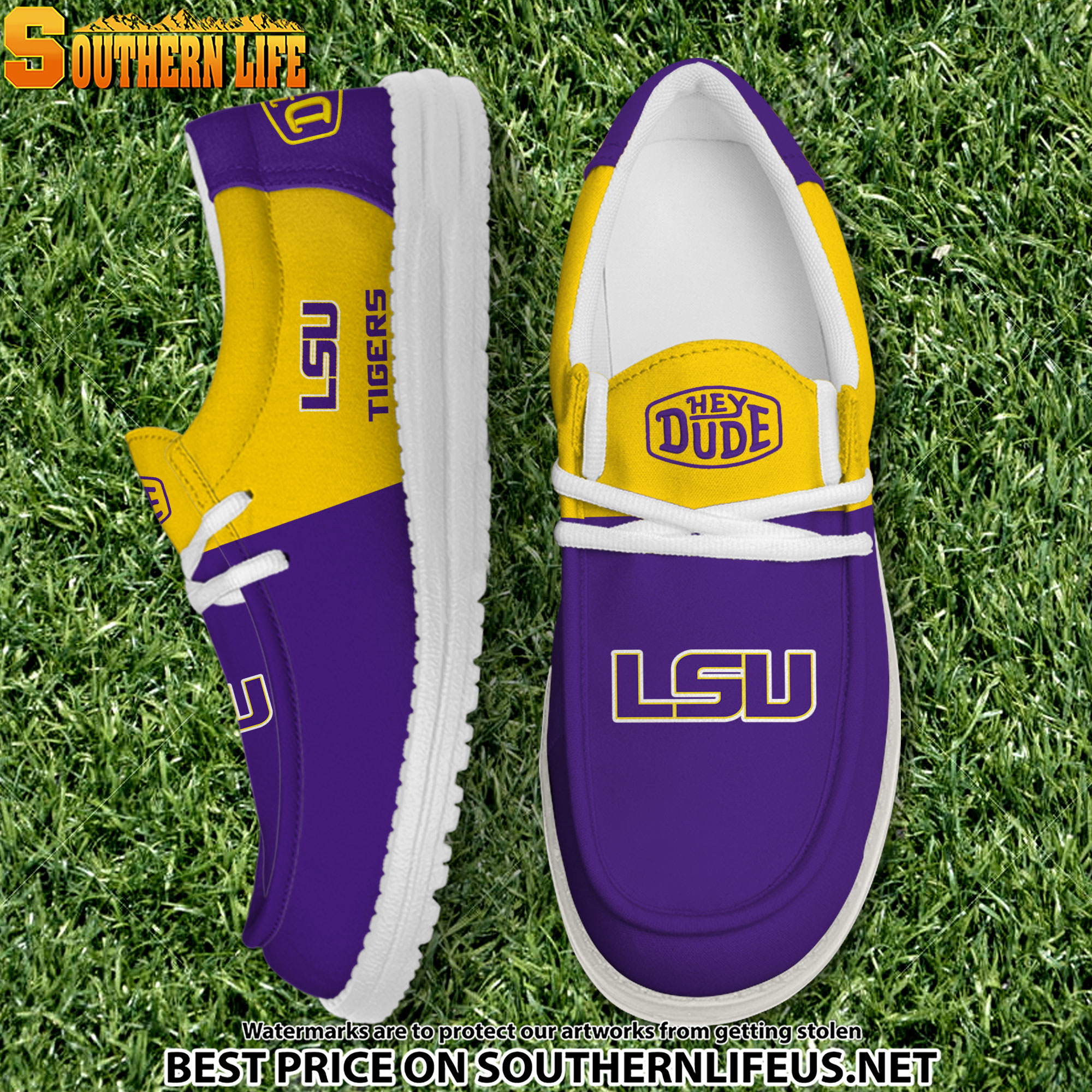 footwearelite lsu tigers custom name hey dude shoes r204n