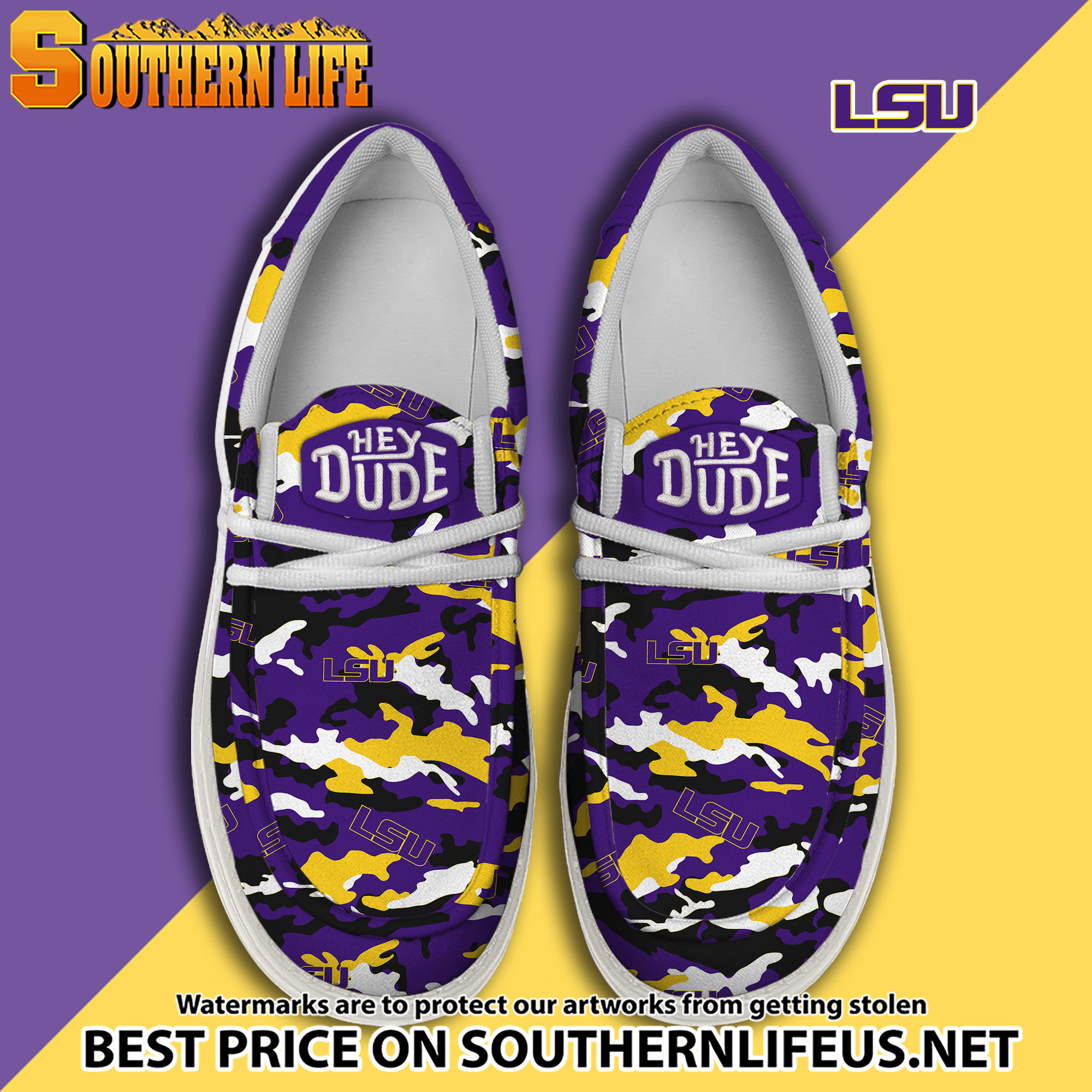 footwearelite lsu tigers custom name hey dude shoes swvub