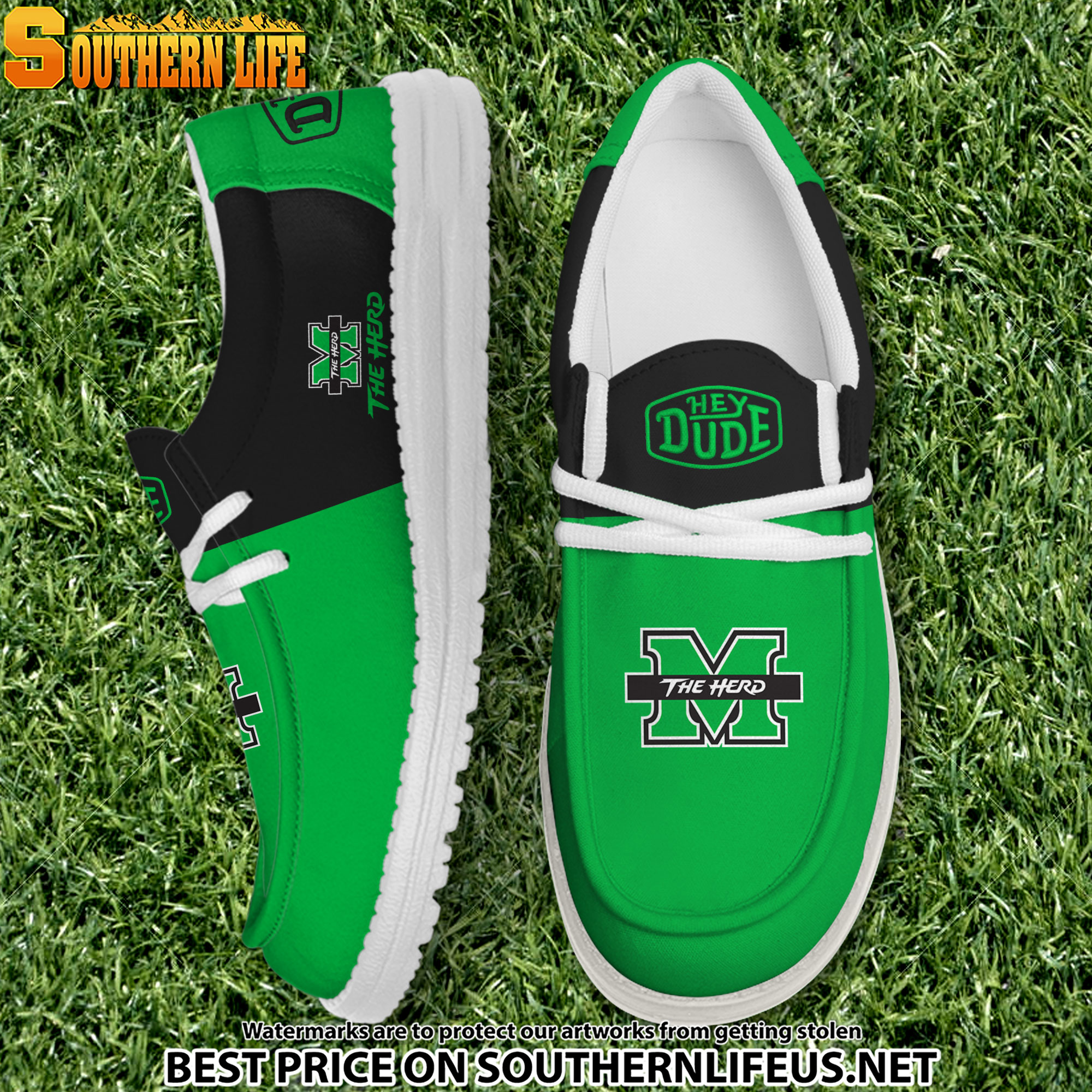 footwearelite marshall thundering herd custom name hey dude shoes nxr5b