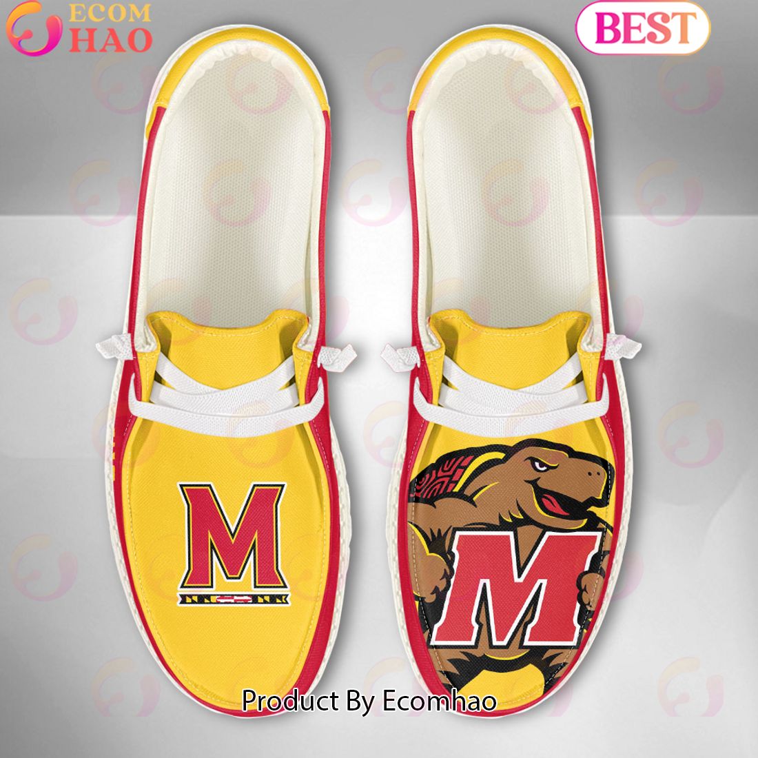 footwearelite maryland terrapins custom name hey dude shoes 2lugr