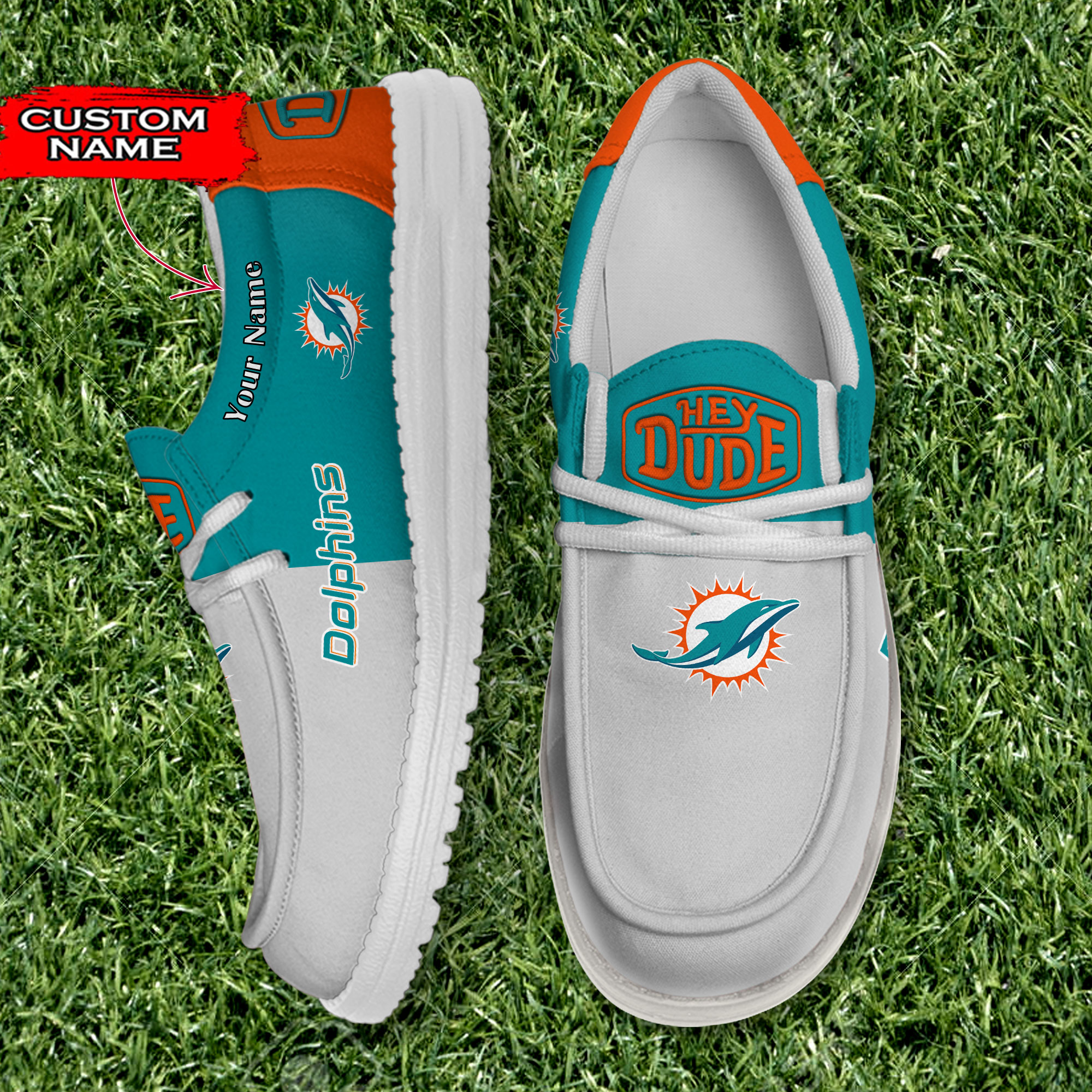 footwearelite miami dolphins custom name hey dude shoes it9hd