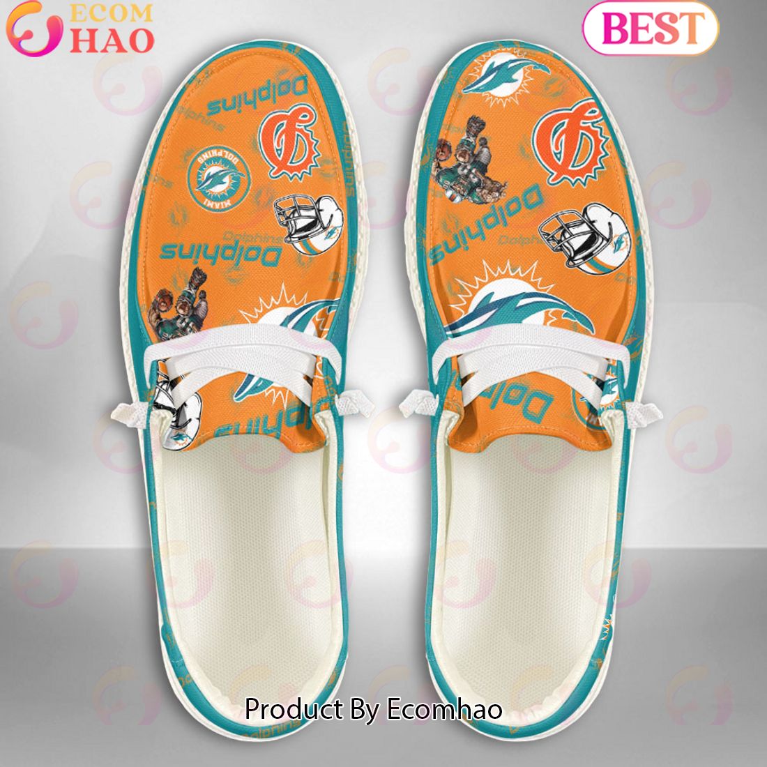 footwearelite miami dolphins custom name hey dude shoes jbhve