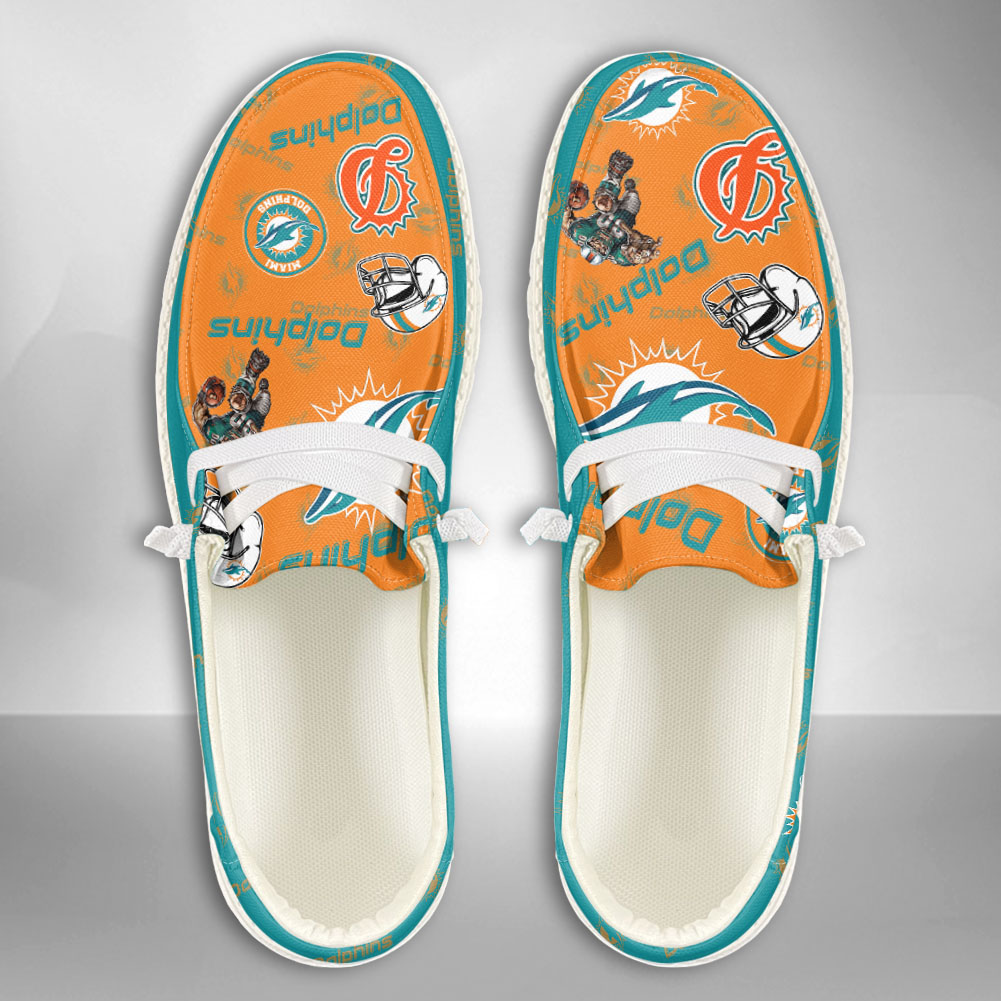 footwearelite miami dolphins custom name hey dude shoes ktzcn