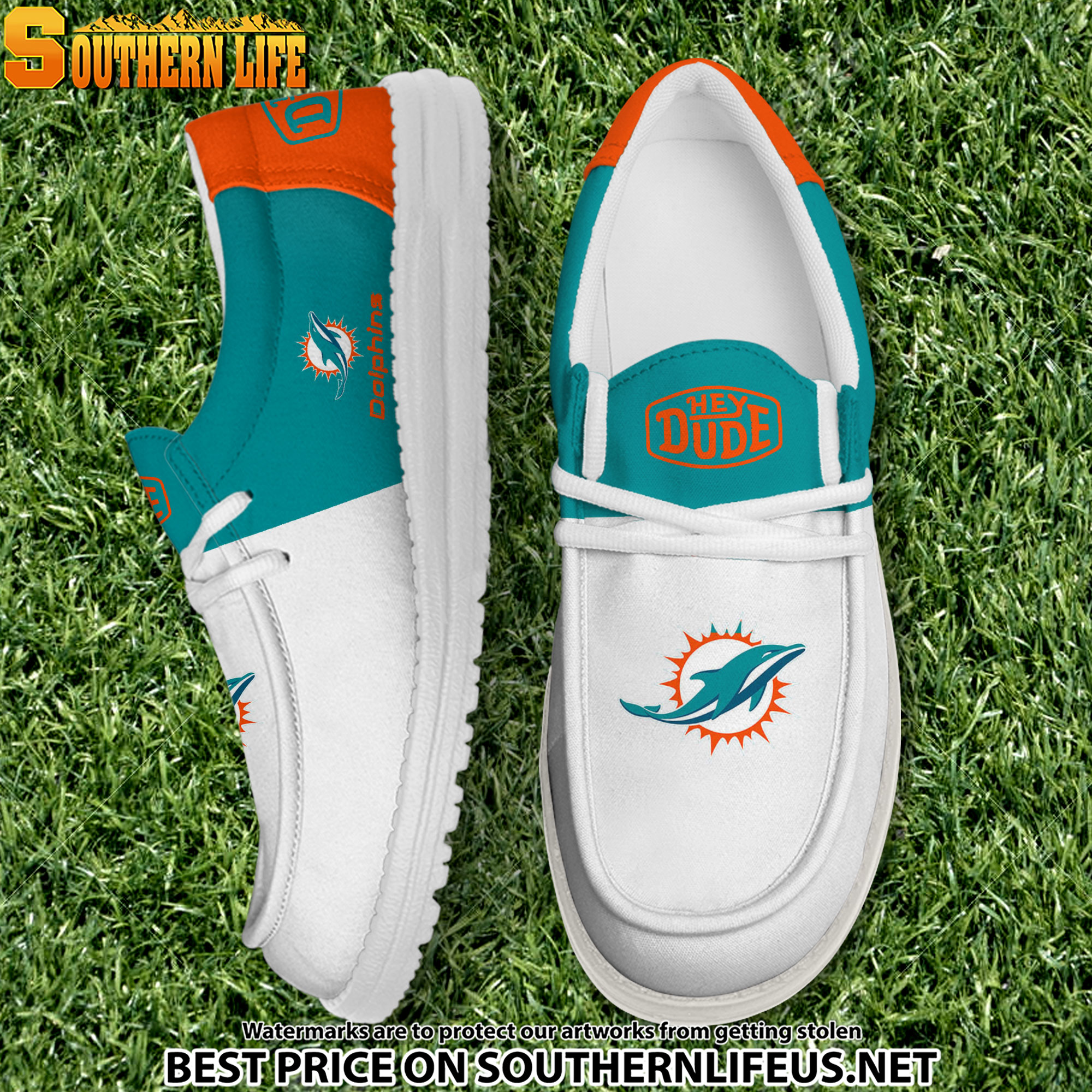 footwearelite miami dolphins custom name hey dude shoes olhnd