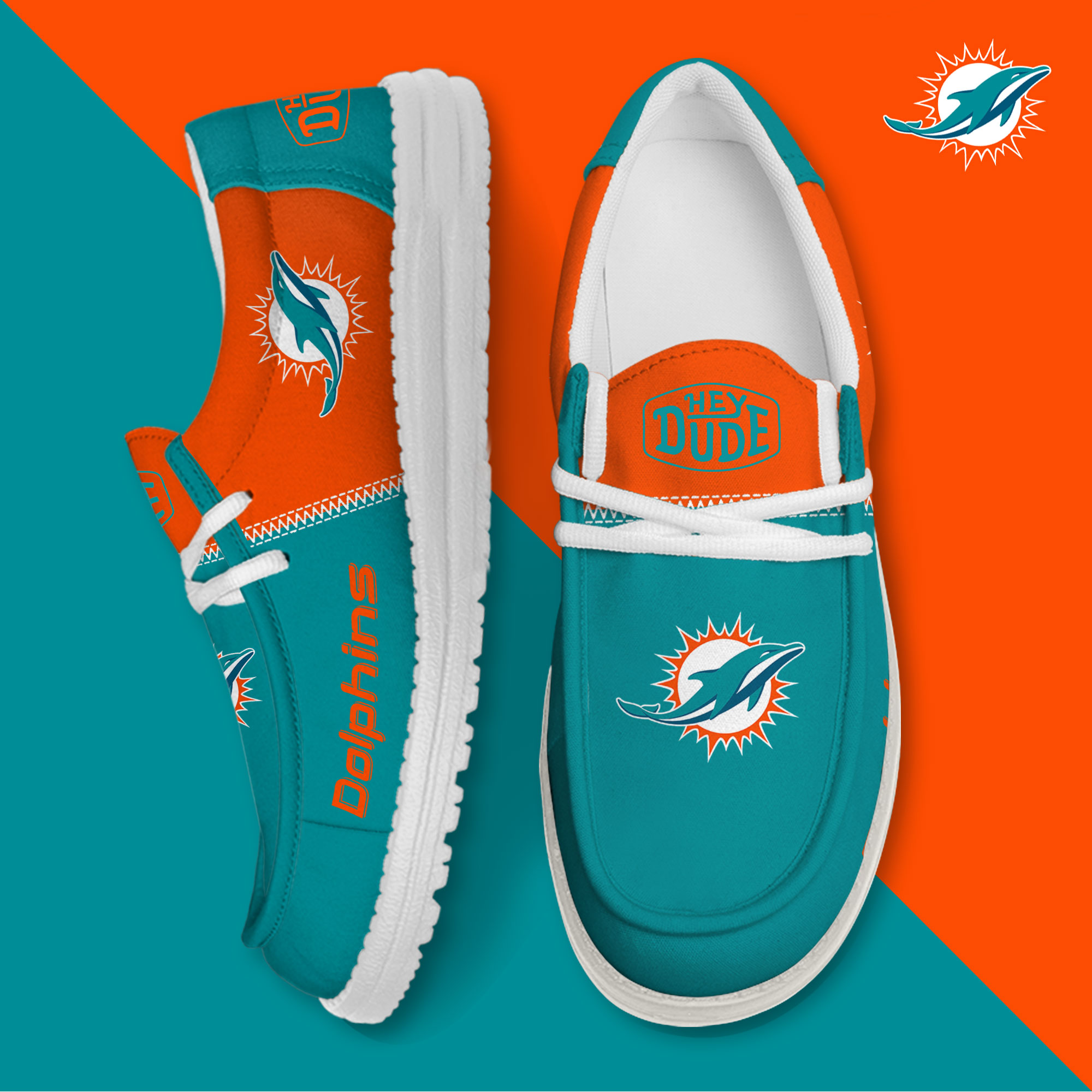 footwearelite miami dolphins custom name hey dude shoes uubsy