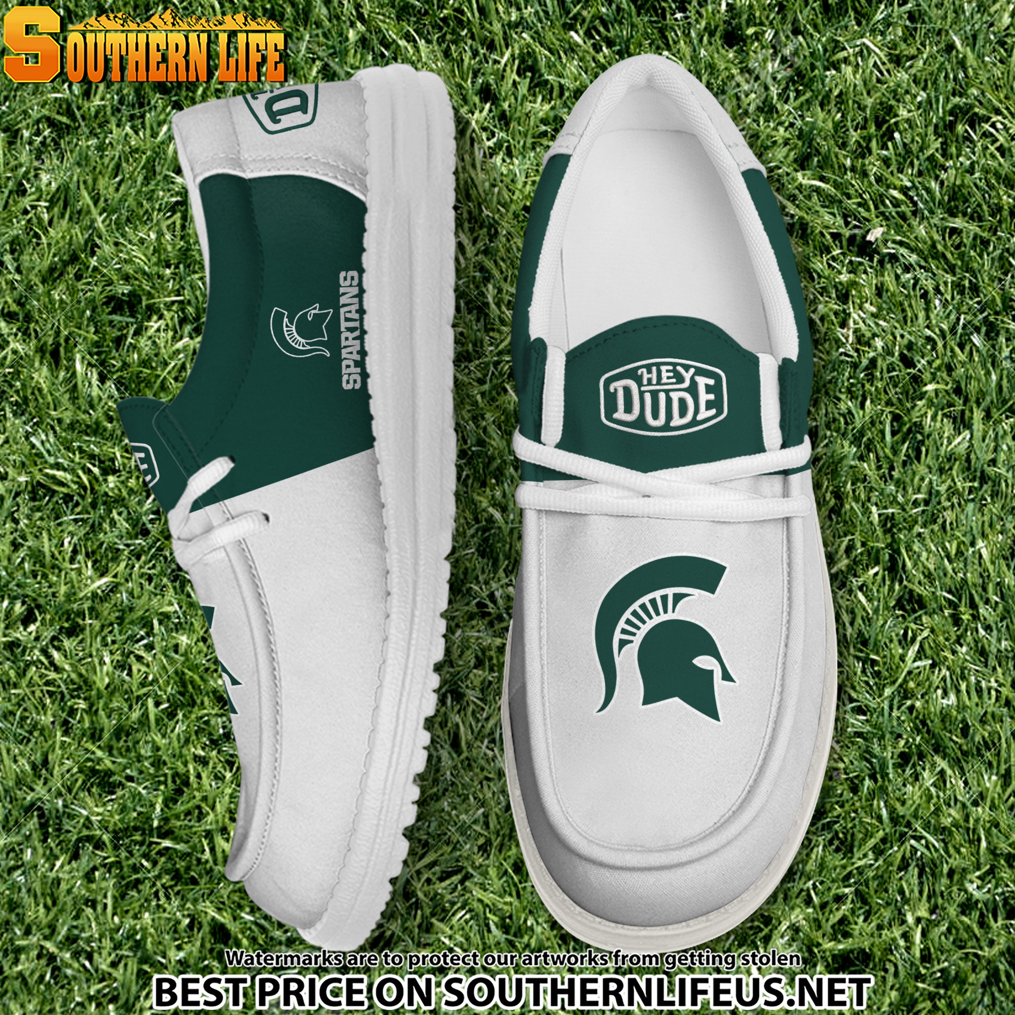 footwearelite michigan state spartans custom name hey dude shoes otrtg