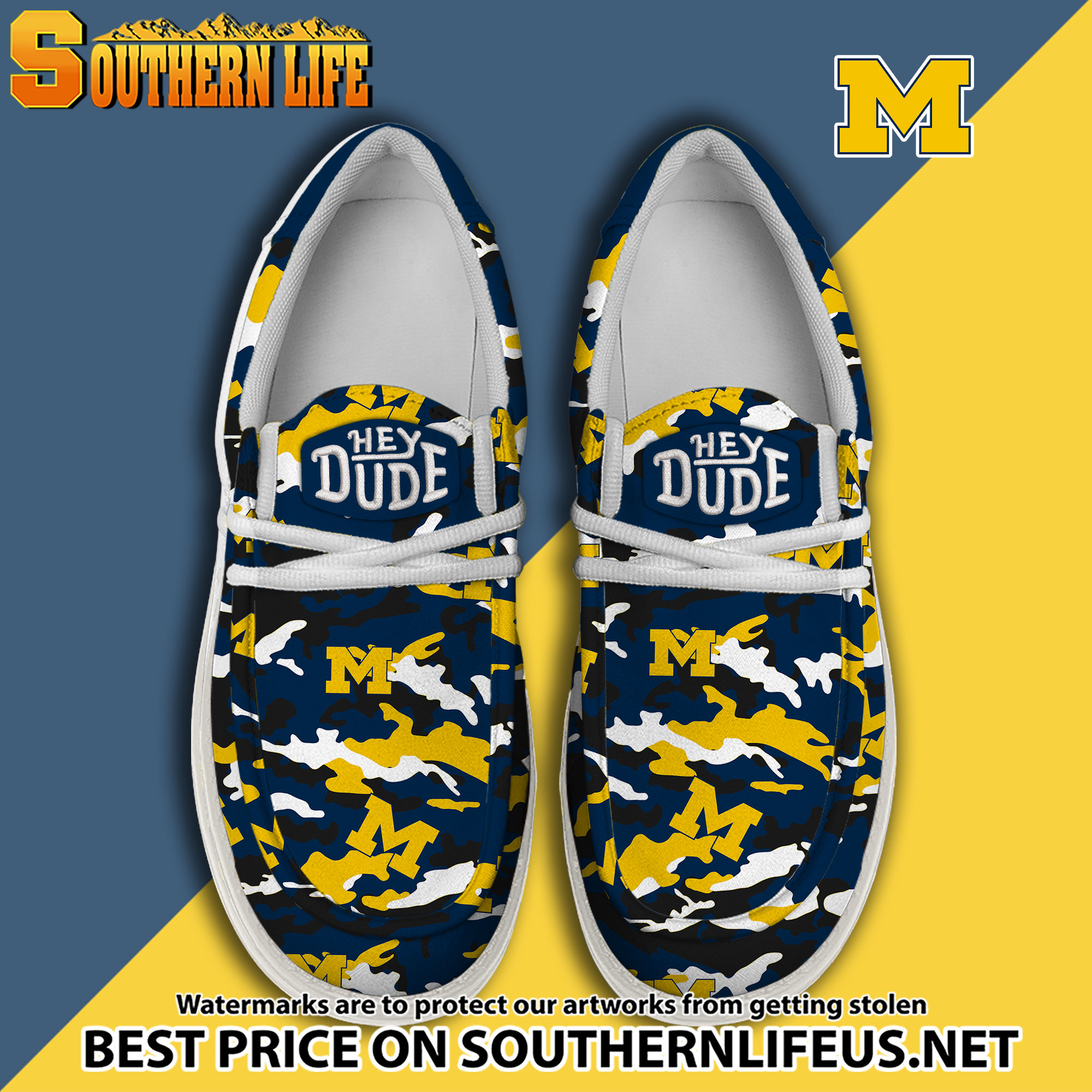 footwearelite michigan wolverines custom name hey dude shoes jnvkn