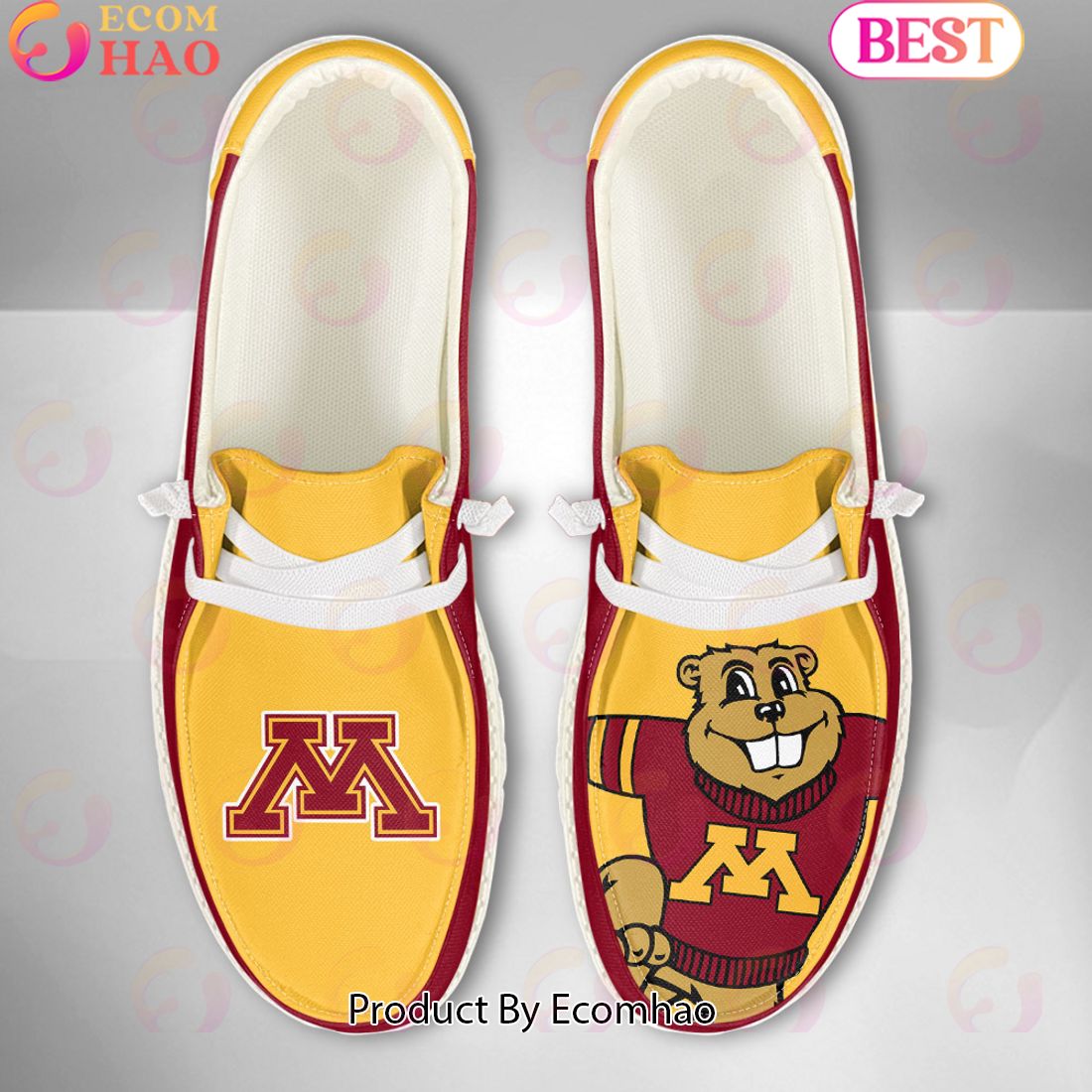 footwearelite minnesota golden gophers custom name hey dude shoes uiqmr