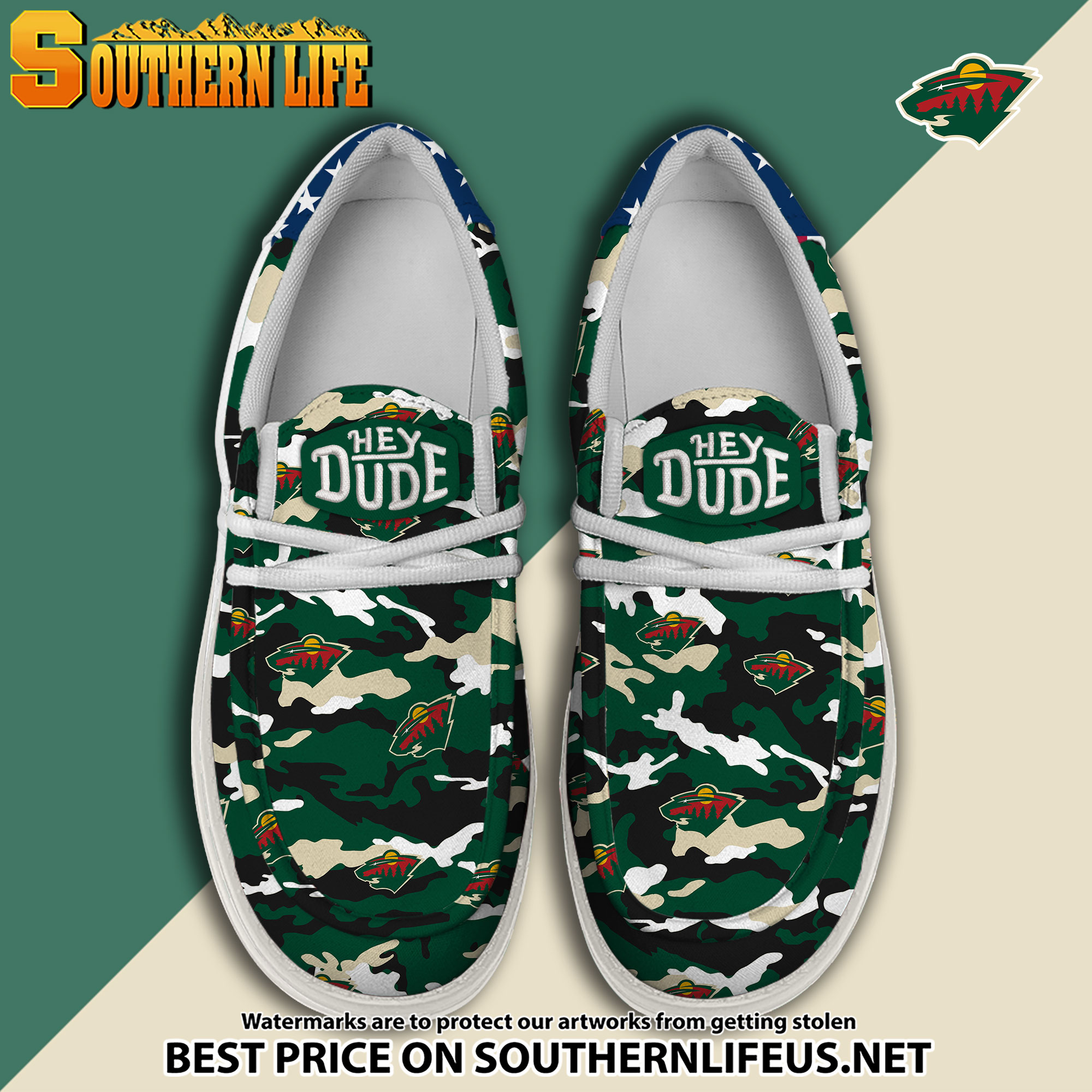 footwearelite minnesota wild custom name hey dude shoes d27fw