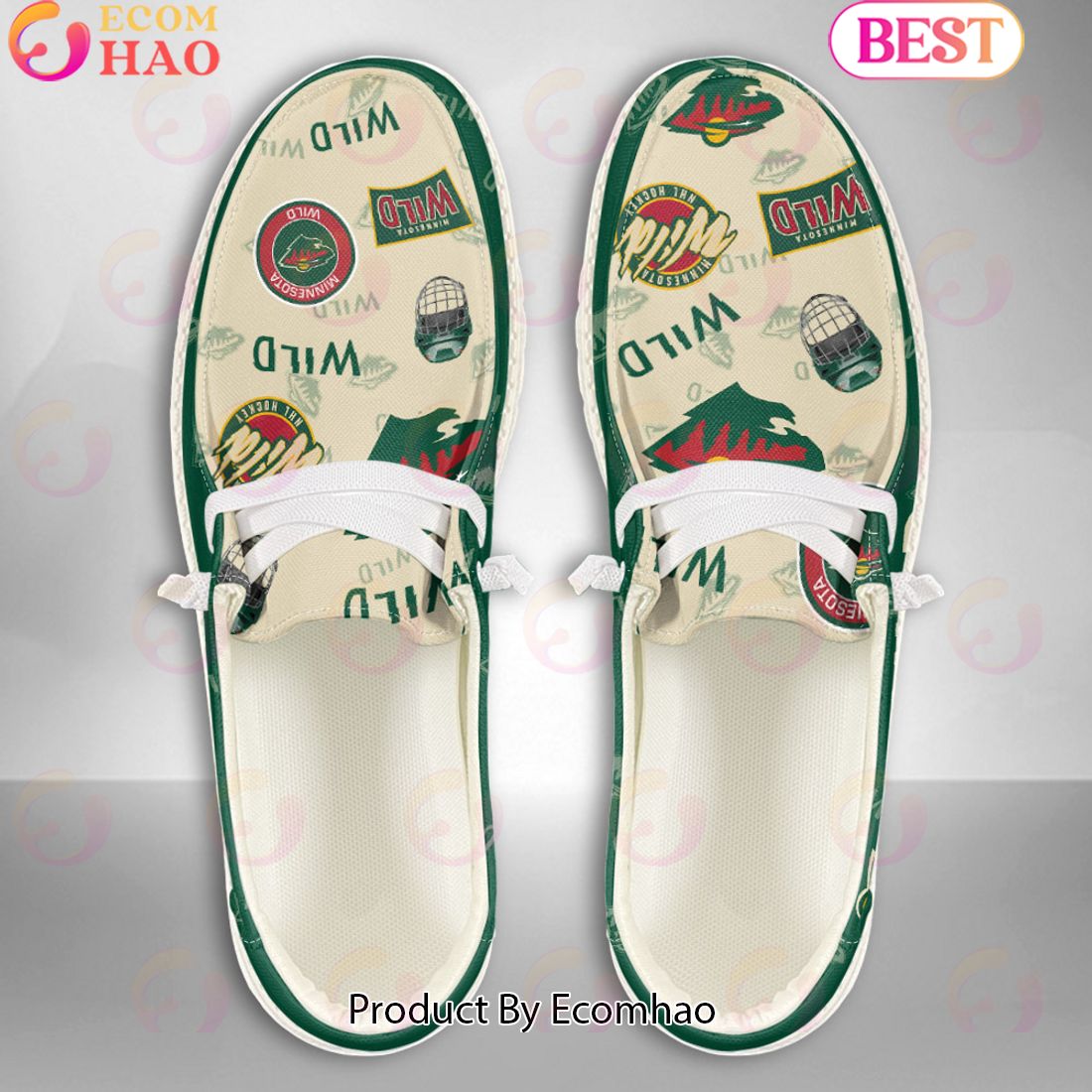 footwearelite minnesota wild custom name hey dude shoes op5cb