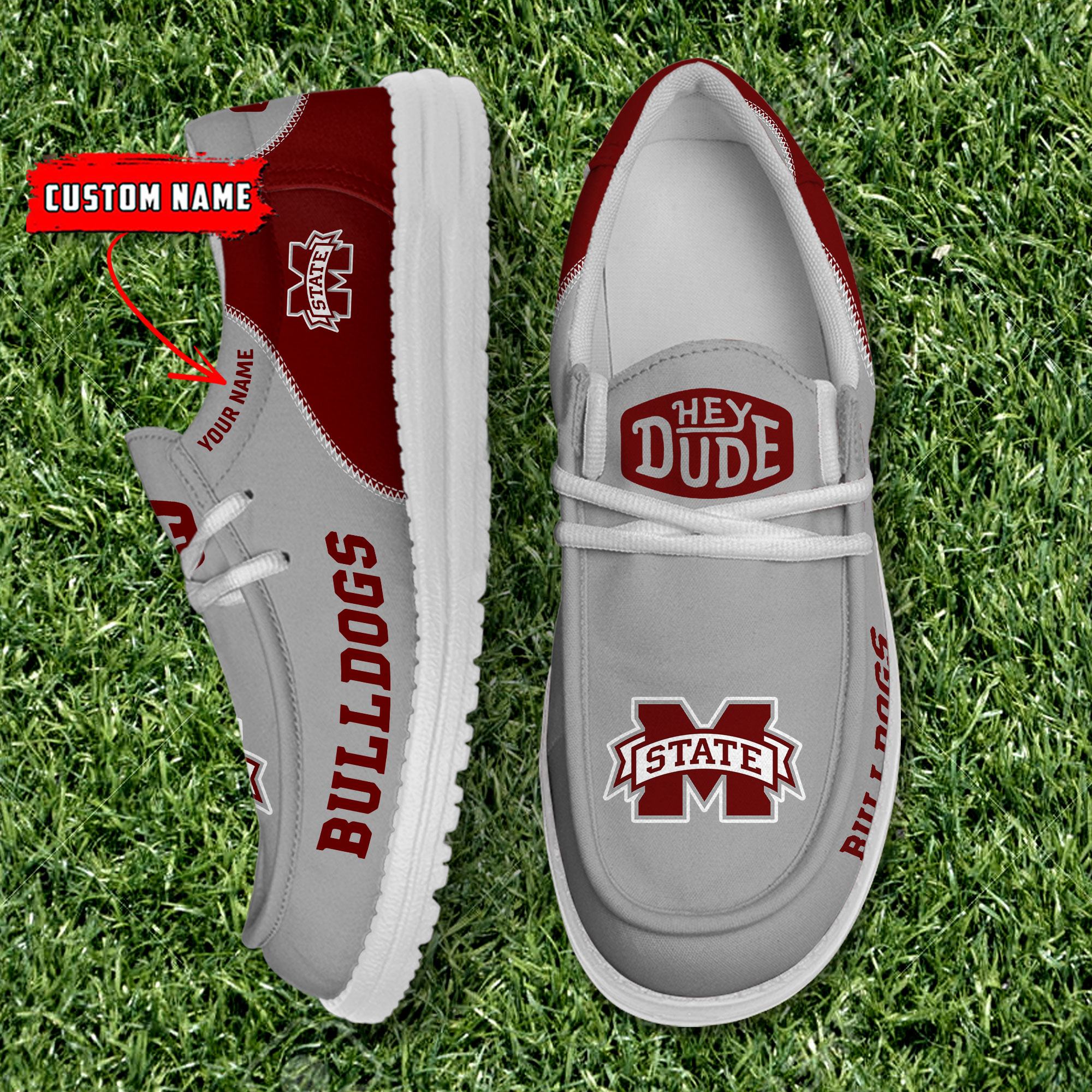 footwearelite mississippi state bulldogs custom name hey dude shoes ag7qi