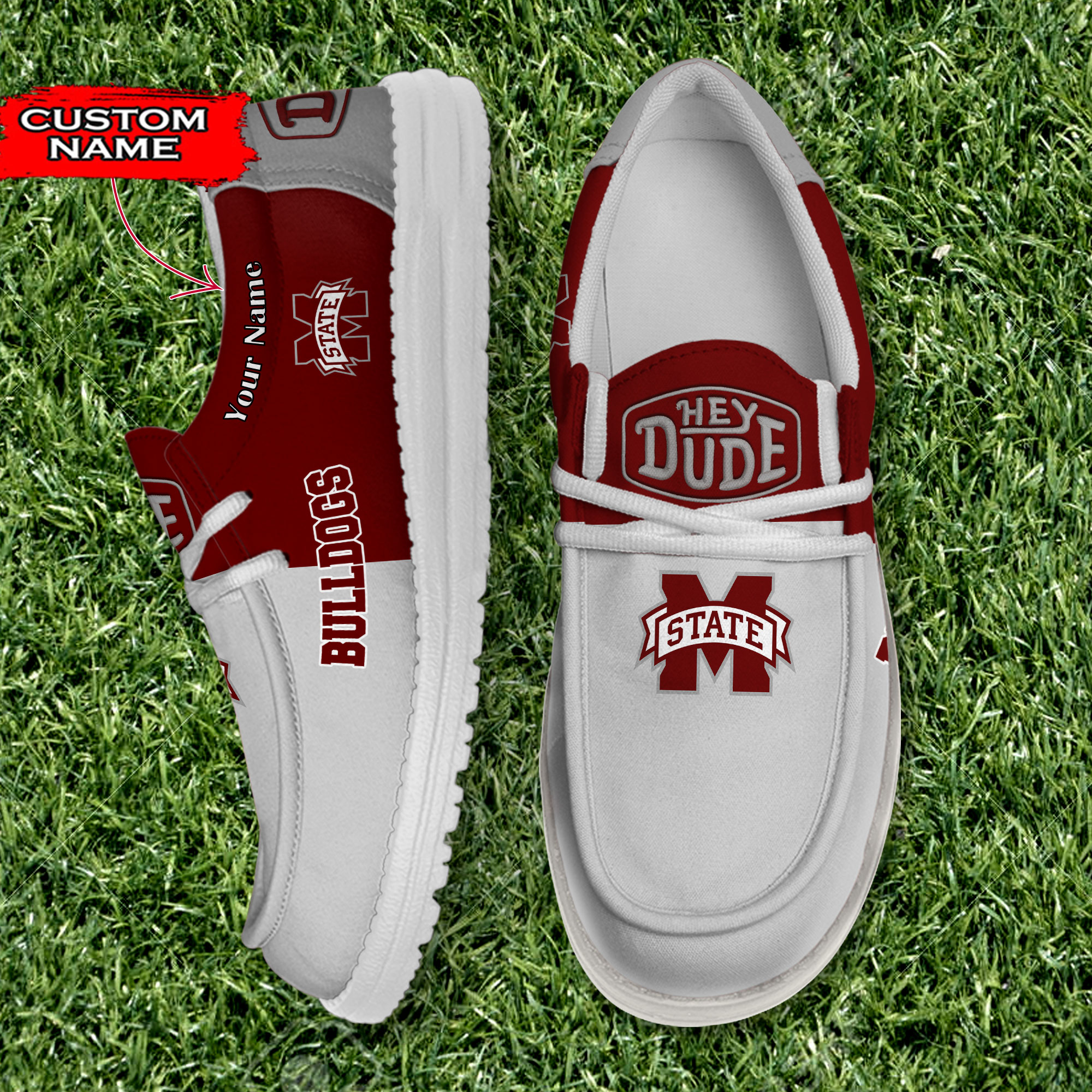 footwearelite mississippi state bulldogs custom name hey dude shoes hiogp