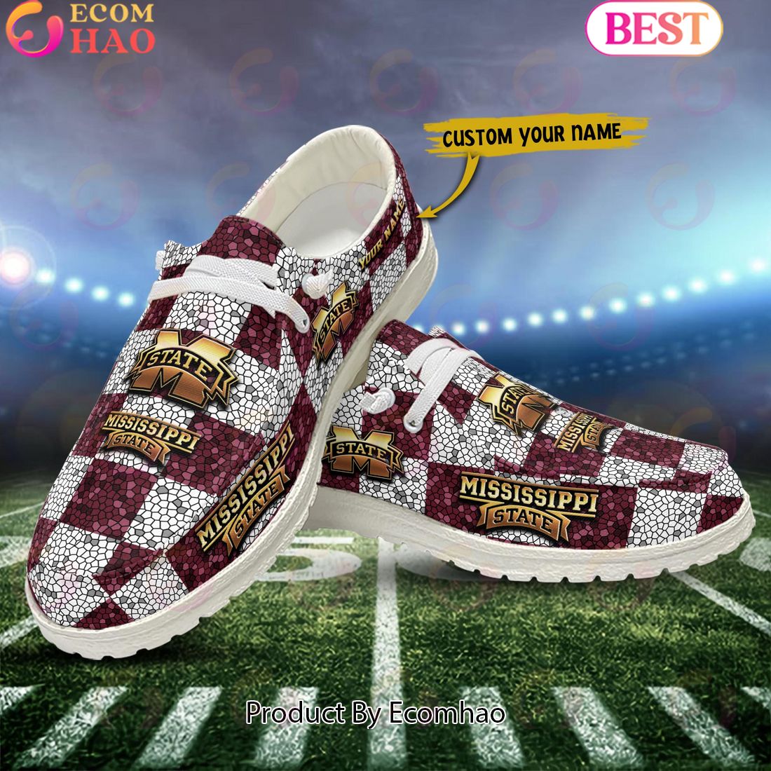 footwearelite mississippi state bulldogs custom name hey dude shoes xgnkt 1