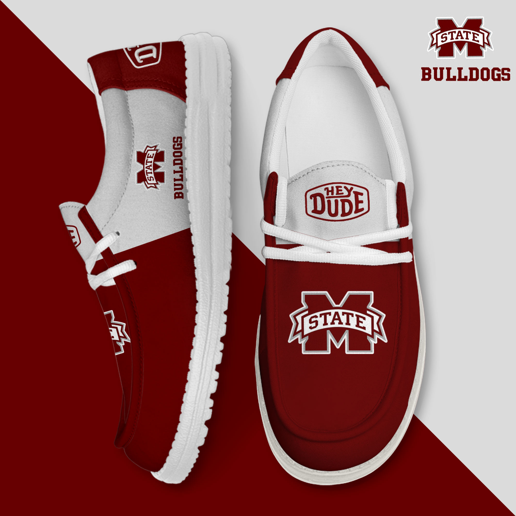 footwearelite mississippi state bulldogs custom name hey dude shoes yniu4