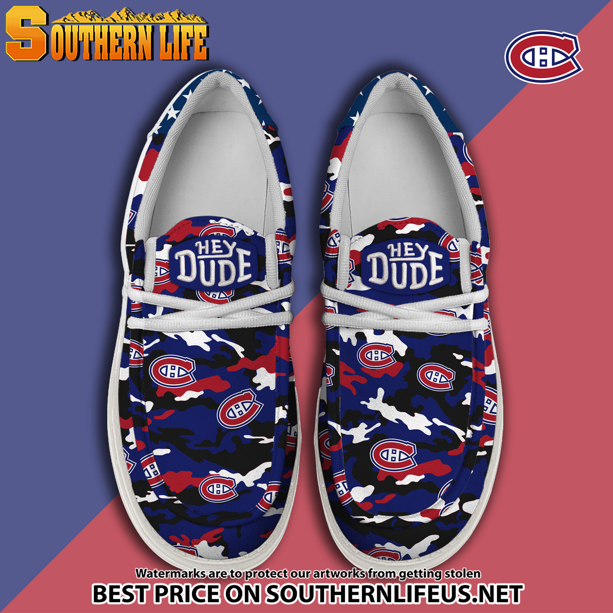 footwearelite montreal canadiens custom name hey dude shoes a3ktg