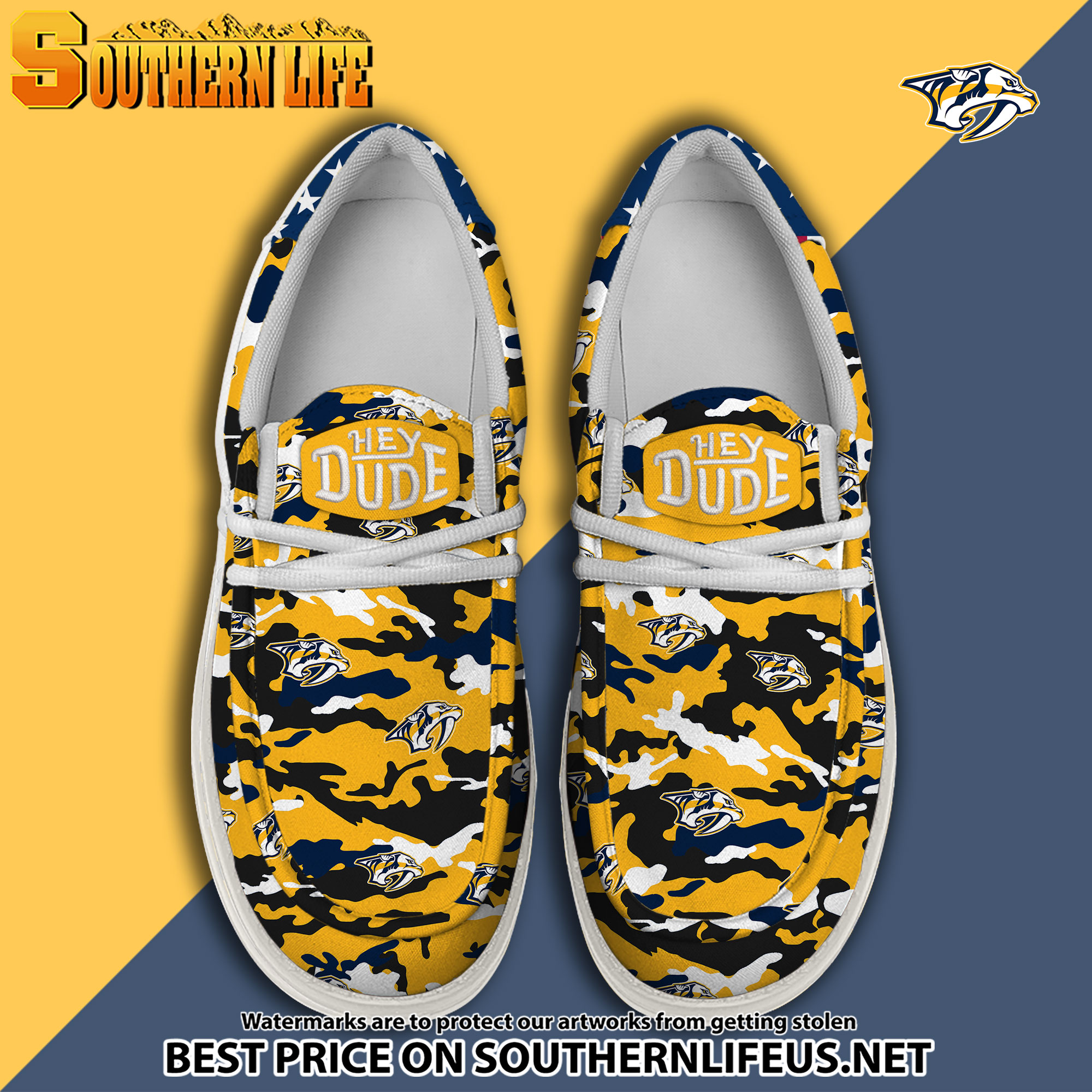 footwearelite nashville predators custom name hey dude shoes qeq8k