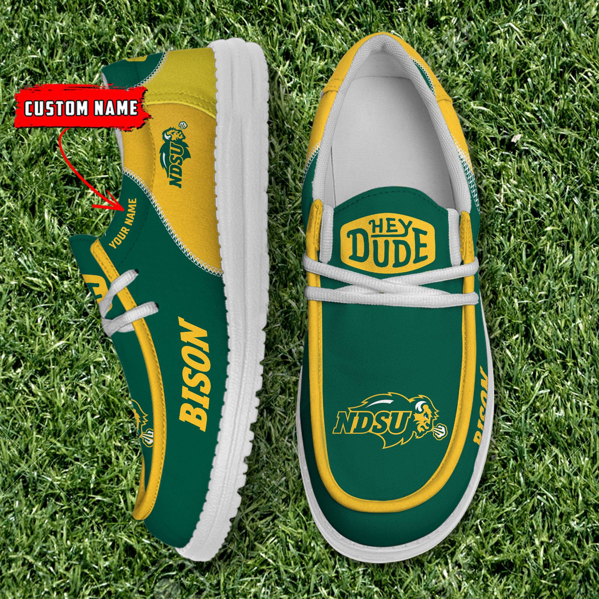 footwearelite ndsu bison custom name hey dude shoes dvzkh