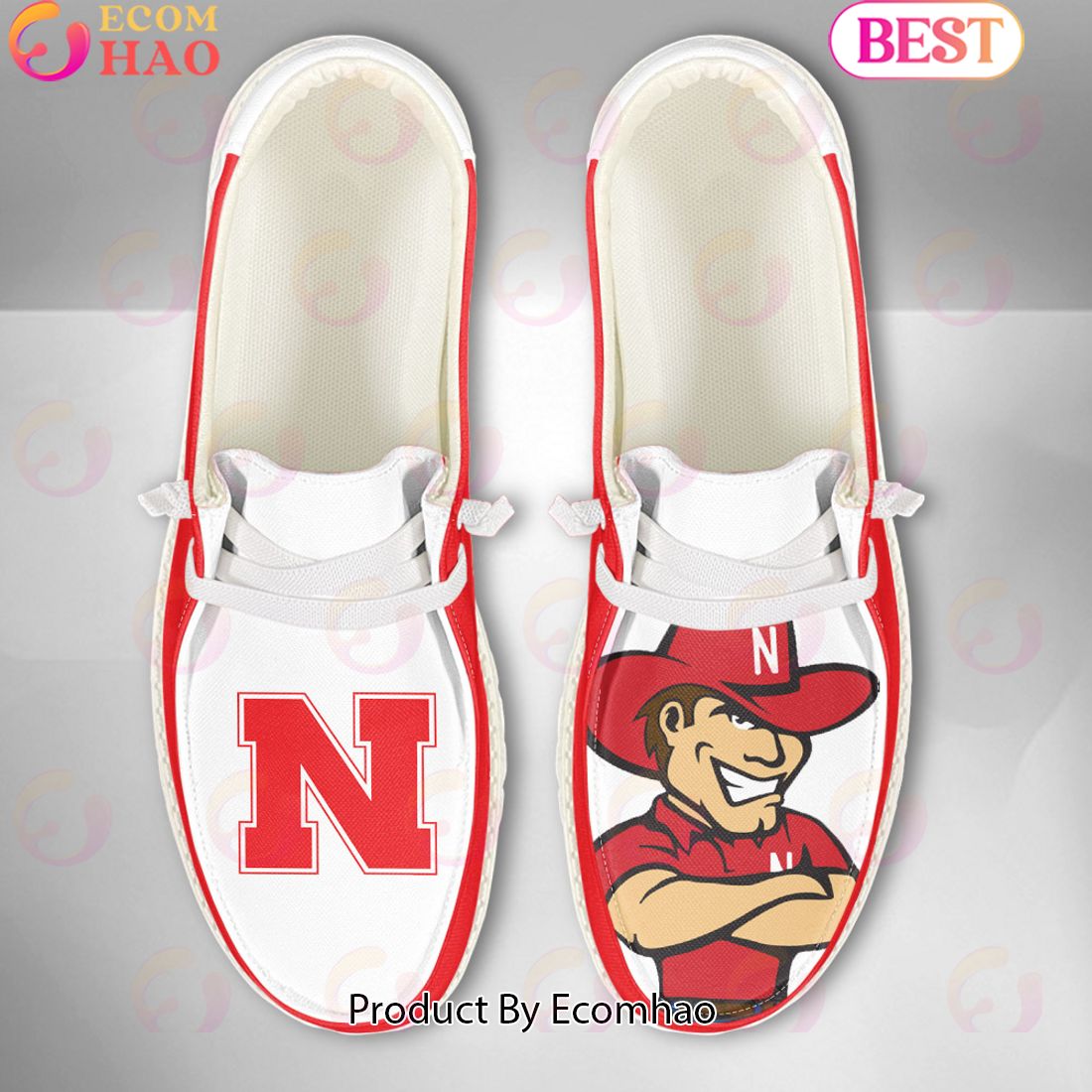 footwearelite nebraska cornhuskers custom name hey dude shoes binzr