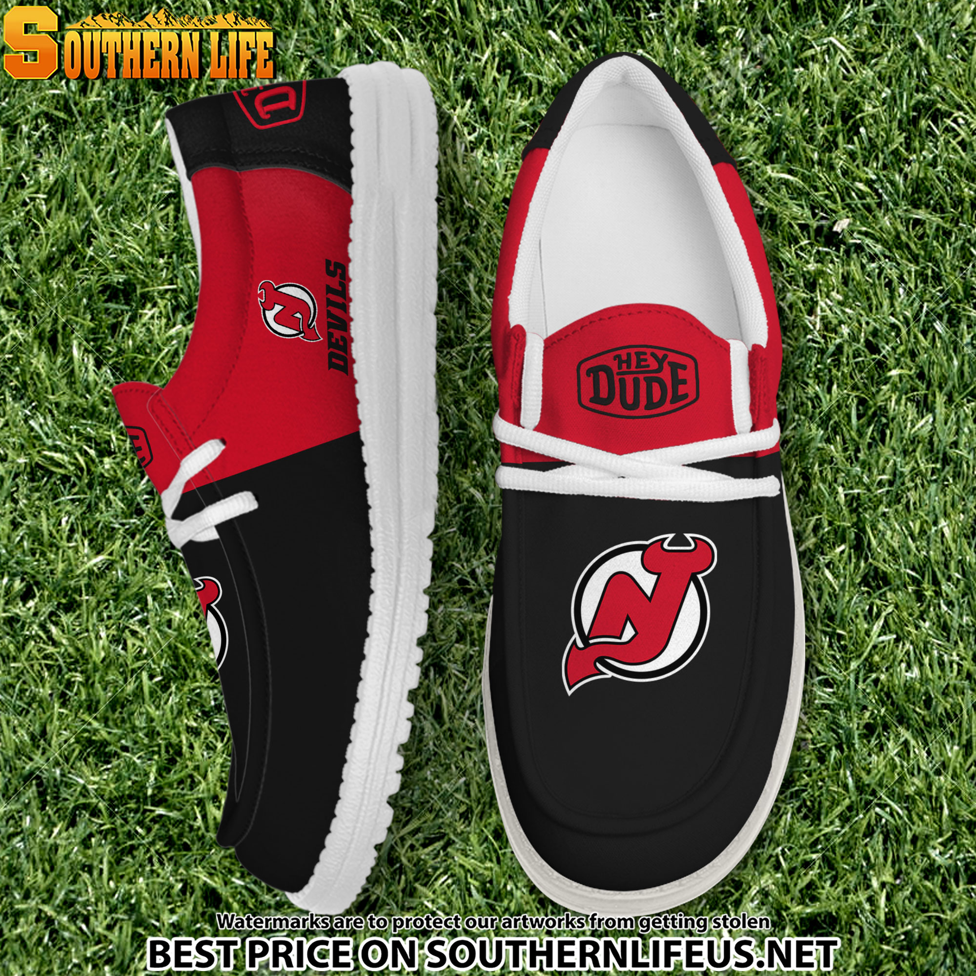 footwearelite new jersey devils custom name hey dude shoes ahixx