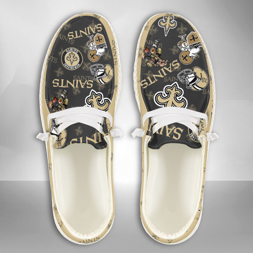 footwearelite new orleans saints custom name hey dude shoes 5ulbe