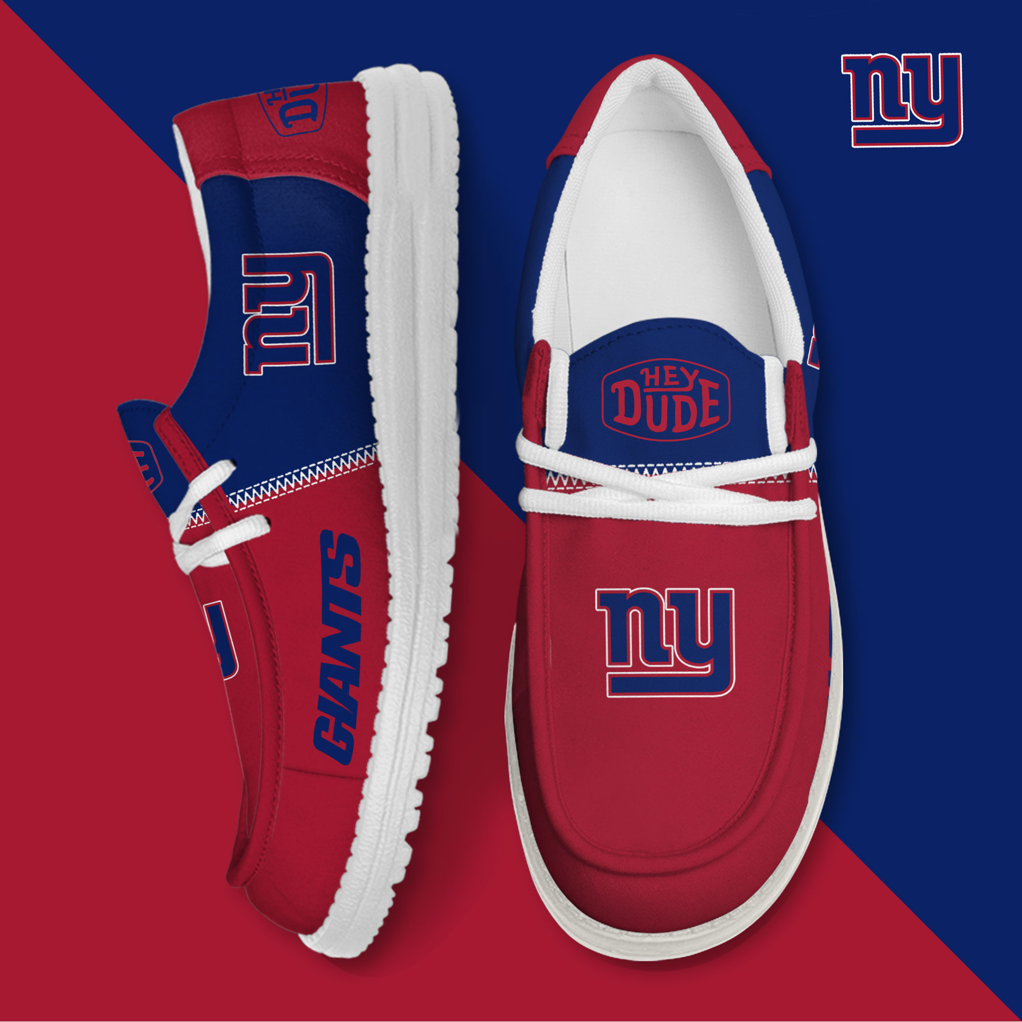 footwearelite new york giants custom name hey dude shoes bf2qv