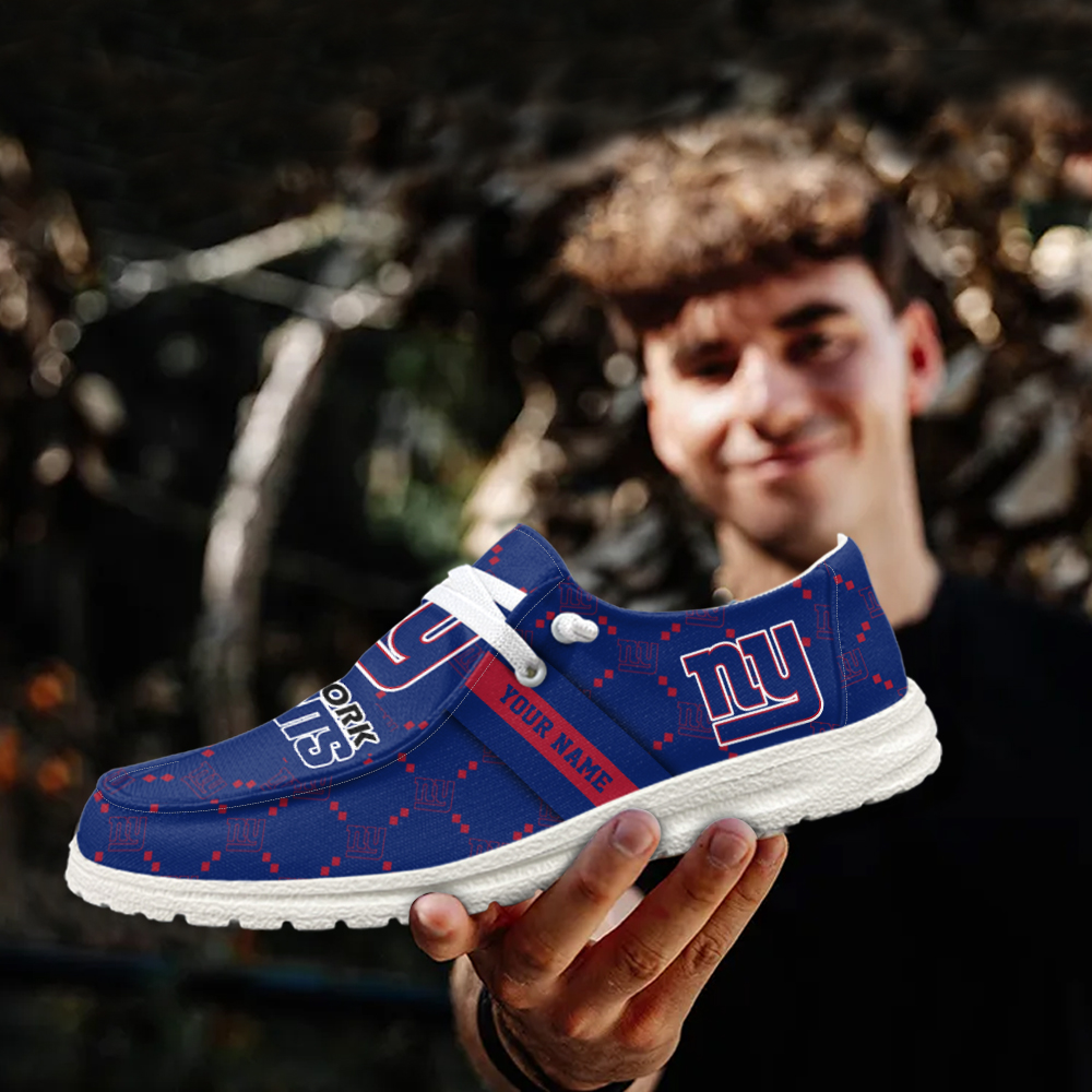 footwearelite new york giants custom name hey dude shoes bwvmc