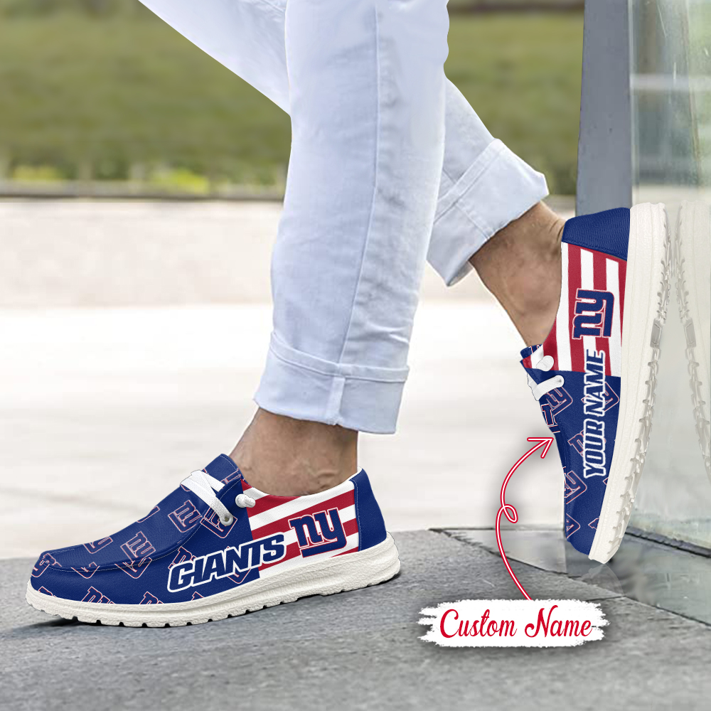 footwearelite new york giants custom name hey dude shoes drjqk