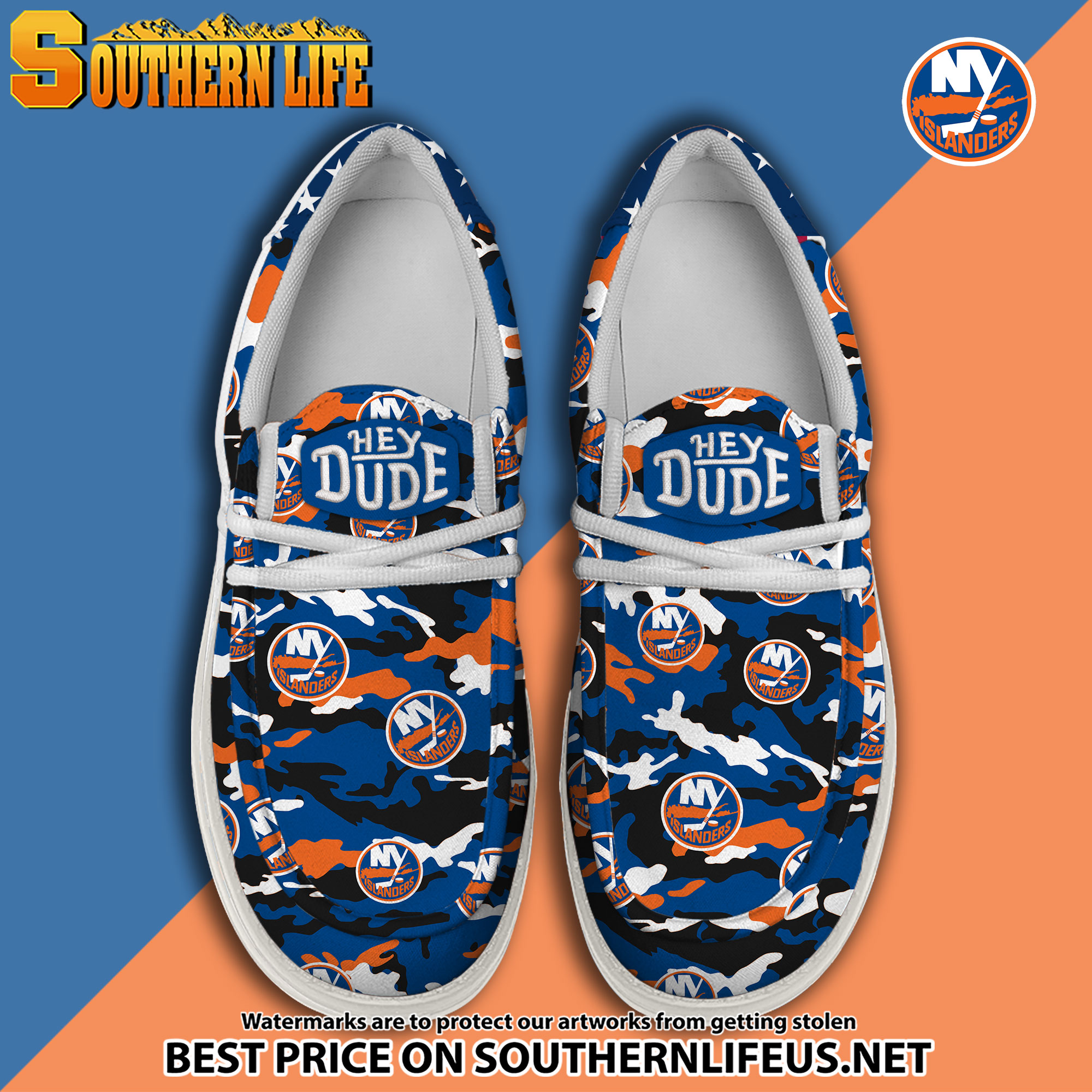 footwearelite new york islanders custom name hey dude shoes babtf