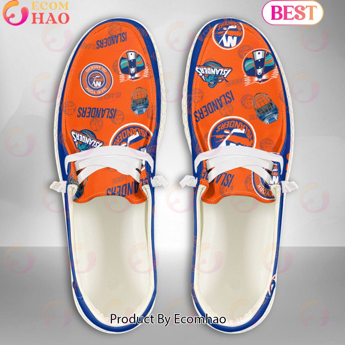 footwearelite new york islanders custom name hey dude shoes lzt70