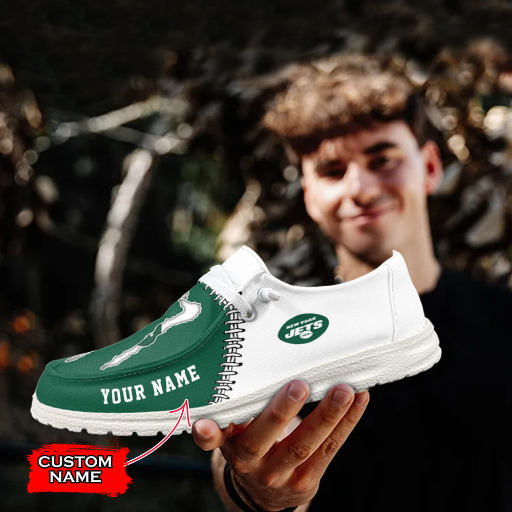 footwearelite new york jets custom name hey dude shoes 4zbvn