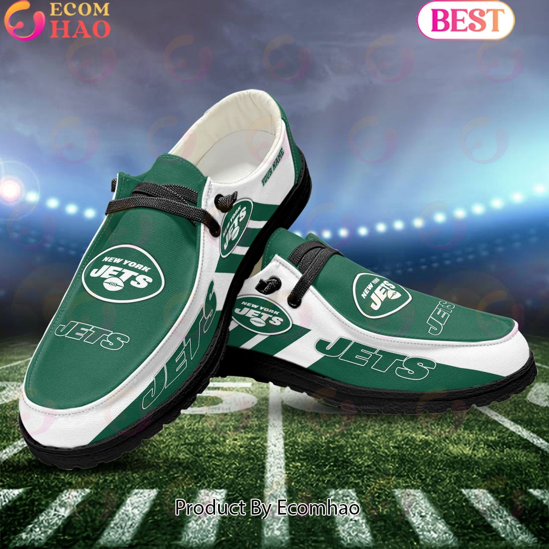 footwearelite new york jets custom name hey dude shoes exso1