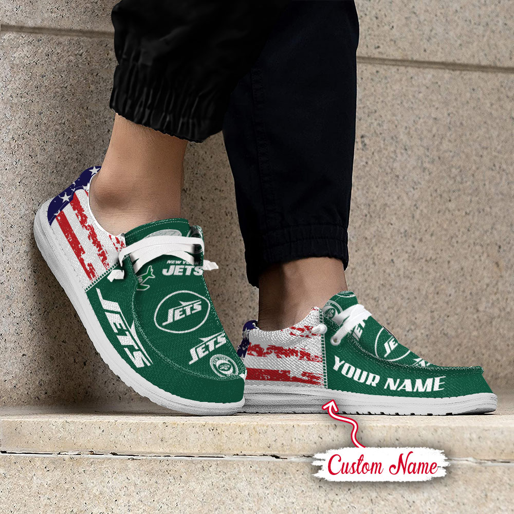 footwearelite new york jets custom name hey dude shoes l6isv